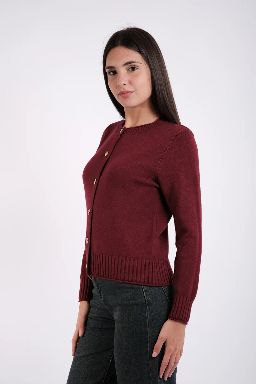 INDOMINA - Cardigan con bottoni oro donna