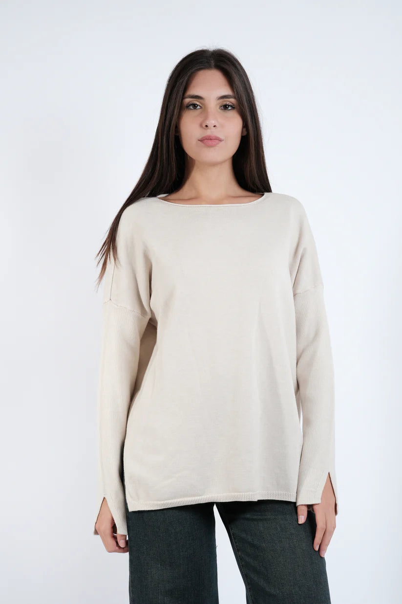 INDOMINA - Maglia in lana rasata donna