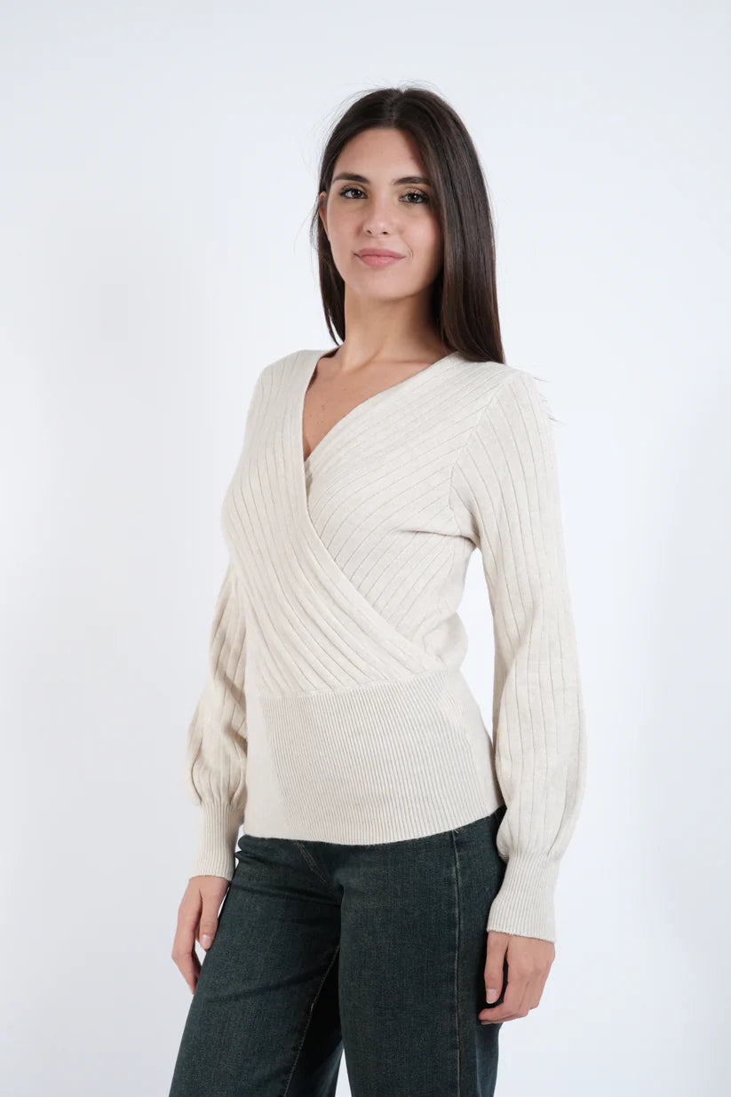 INDOMINA - Maglia incrocio donna