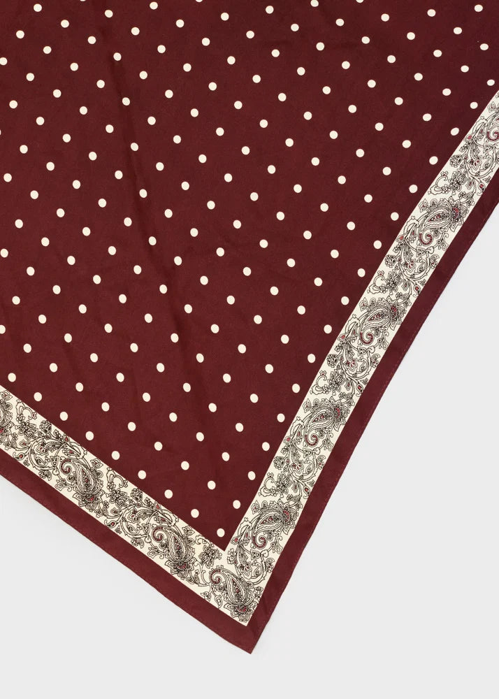 NALI - Foulard triangolo mini pois