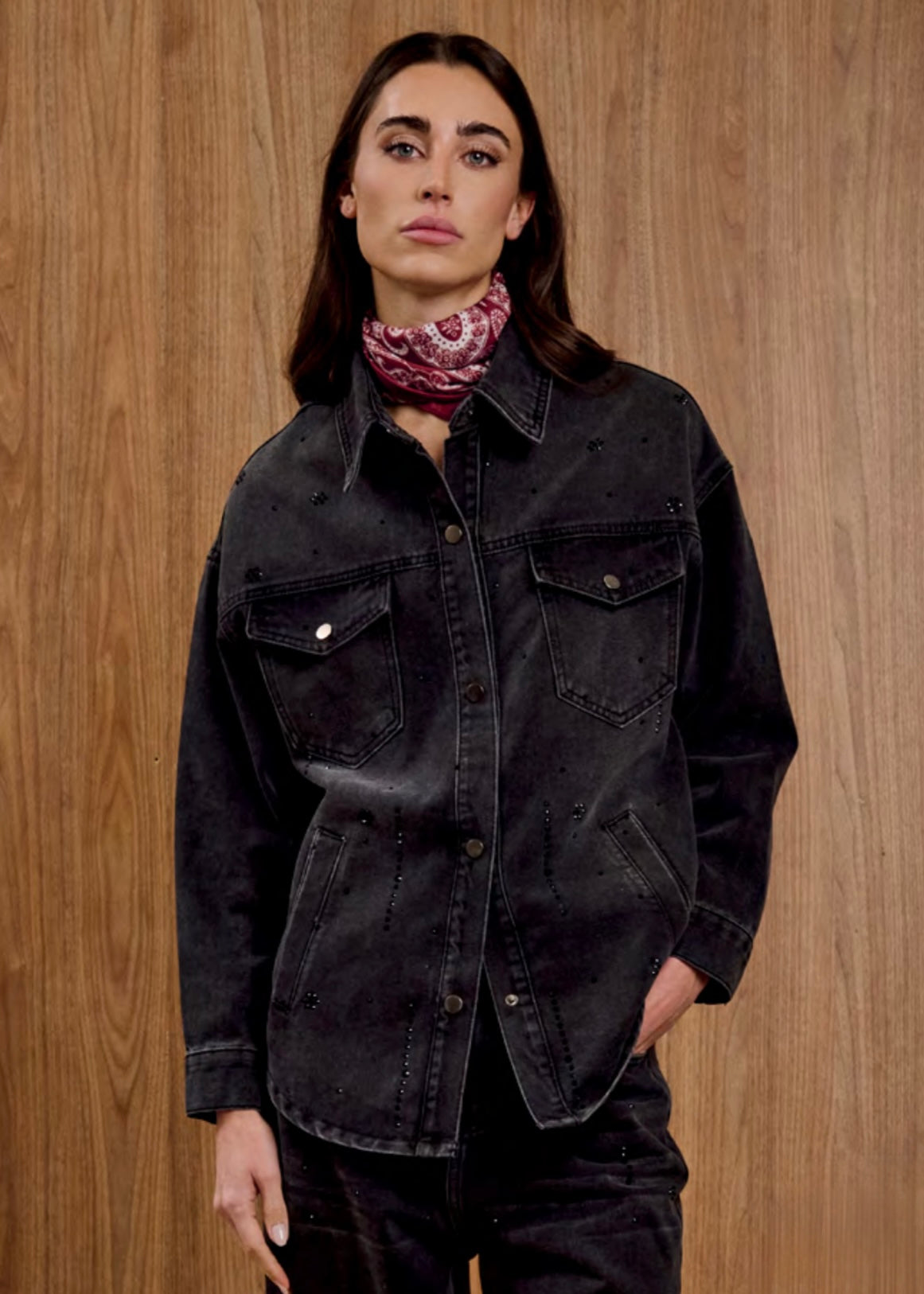 INFLUENCER - Giacca over in denim donna