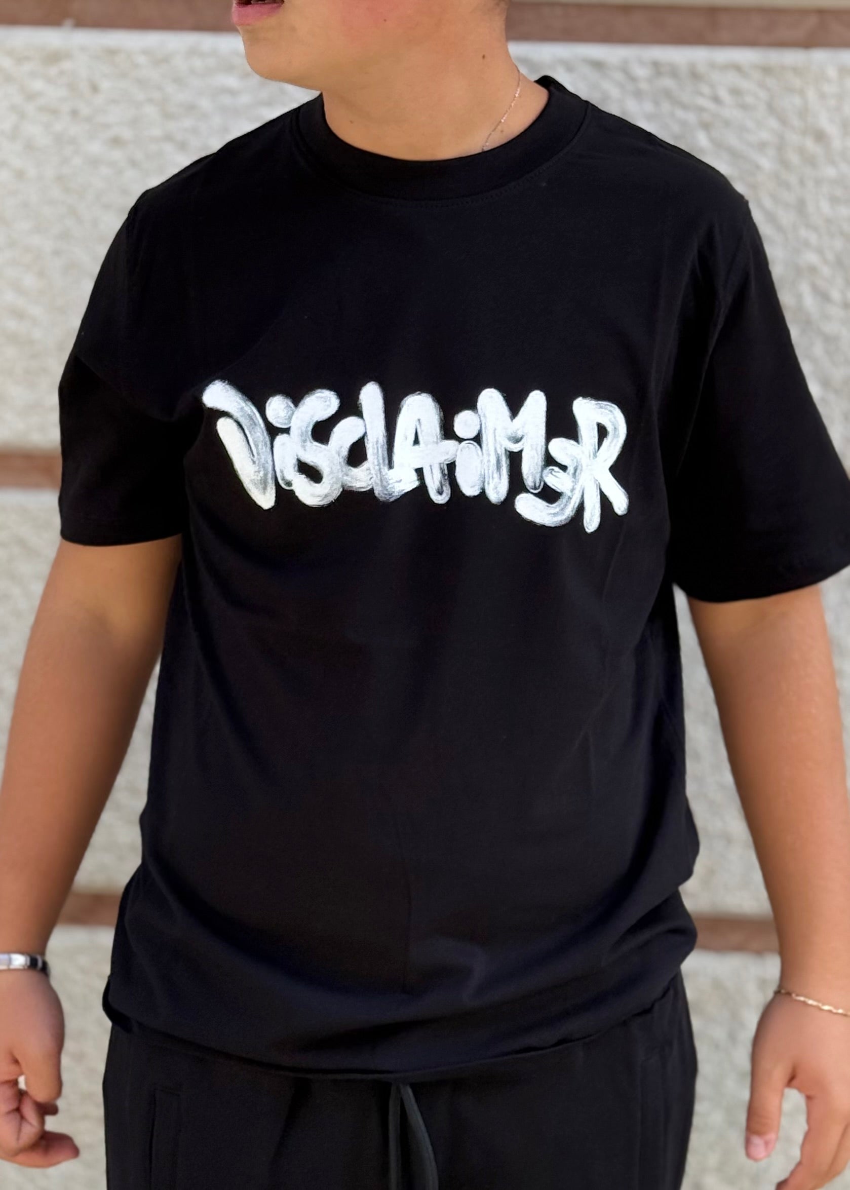 DISCLAIMER - T-shirt con logo uomo