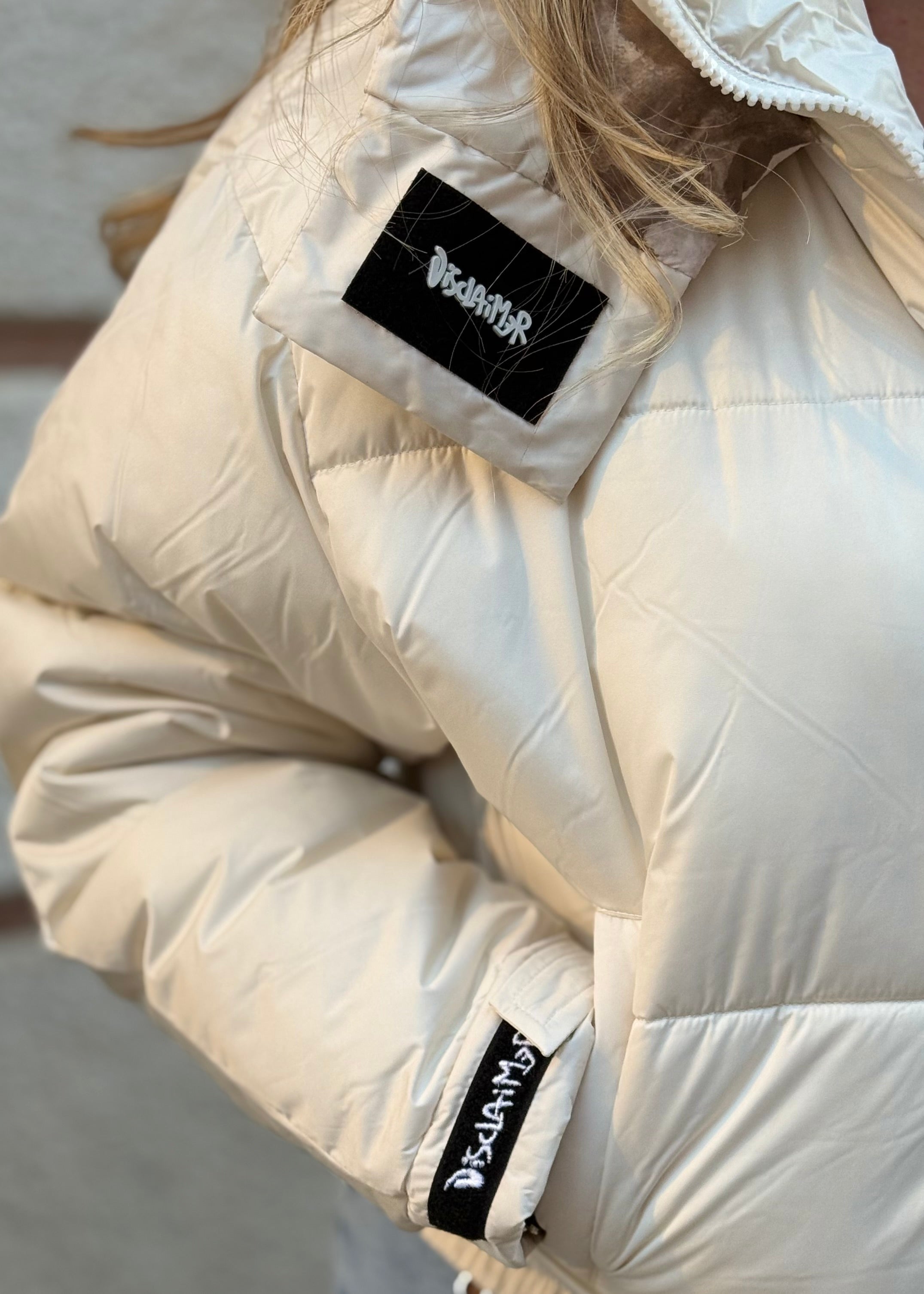 DISCLAIMER - Giubbotto con logo sul retro donna