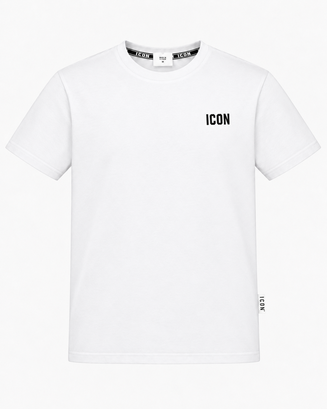 ICON - T-shirt con logo ricamato uomo