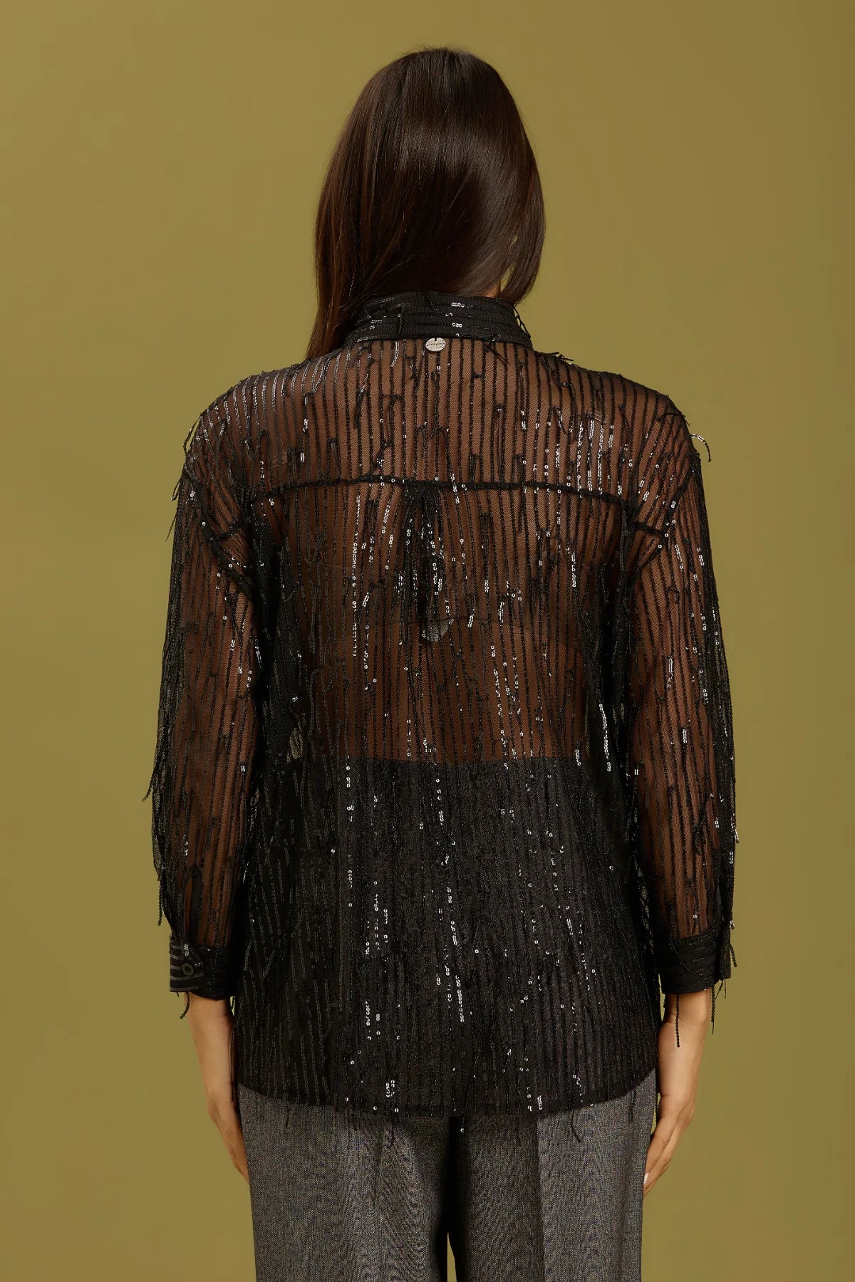 TAKE TWO - Camicia con paillettes donna