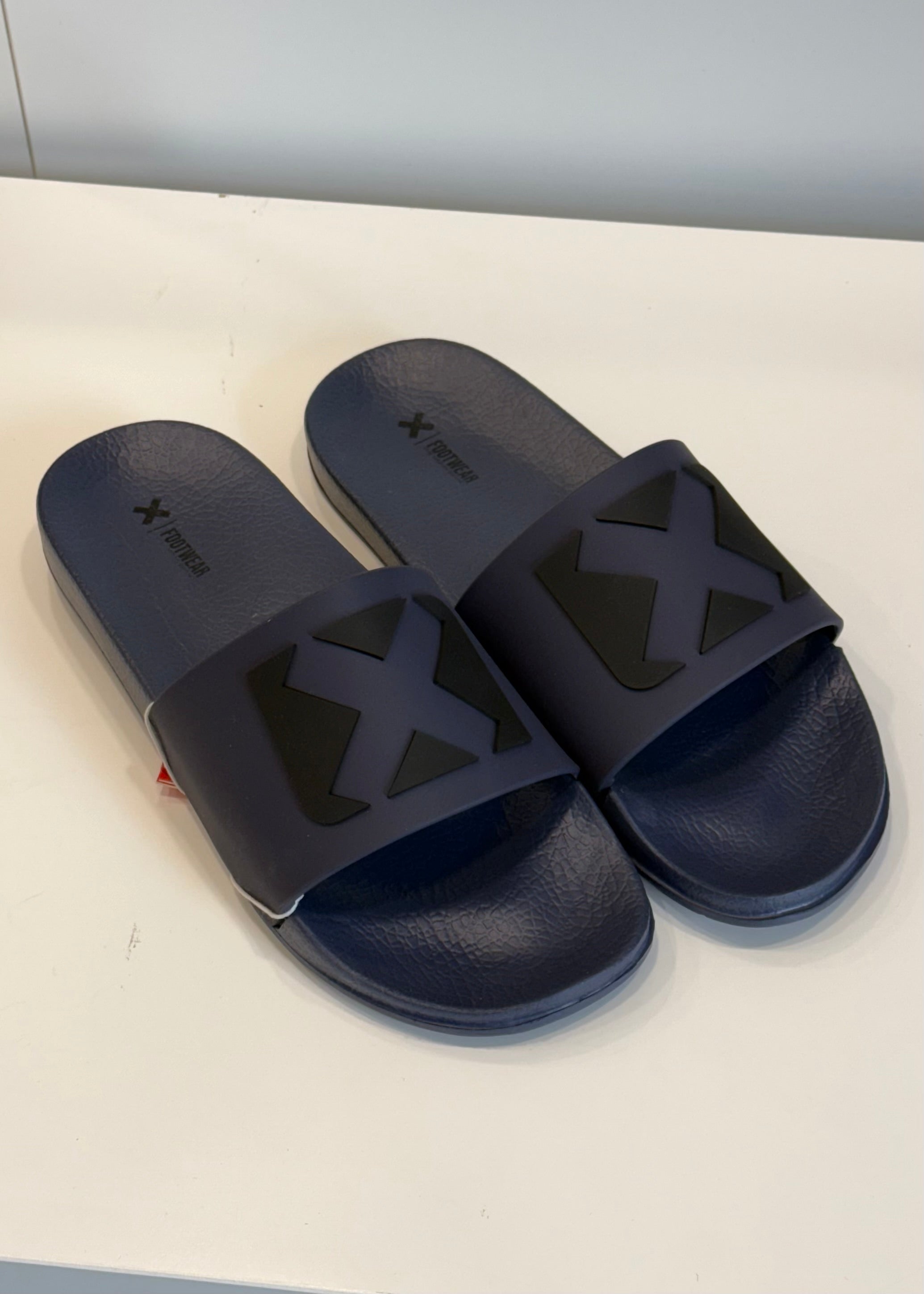 XTI - MEMORY FOAM - Ciabatta blu a fascia bambino