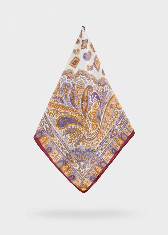 NALI - Foulard triangolo mixed pattern