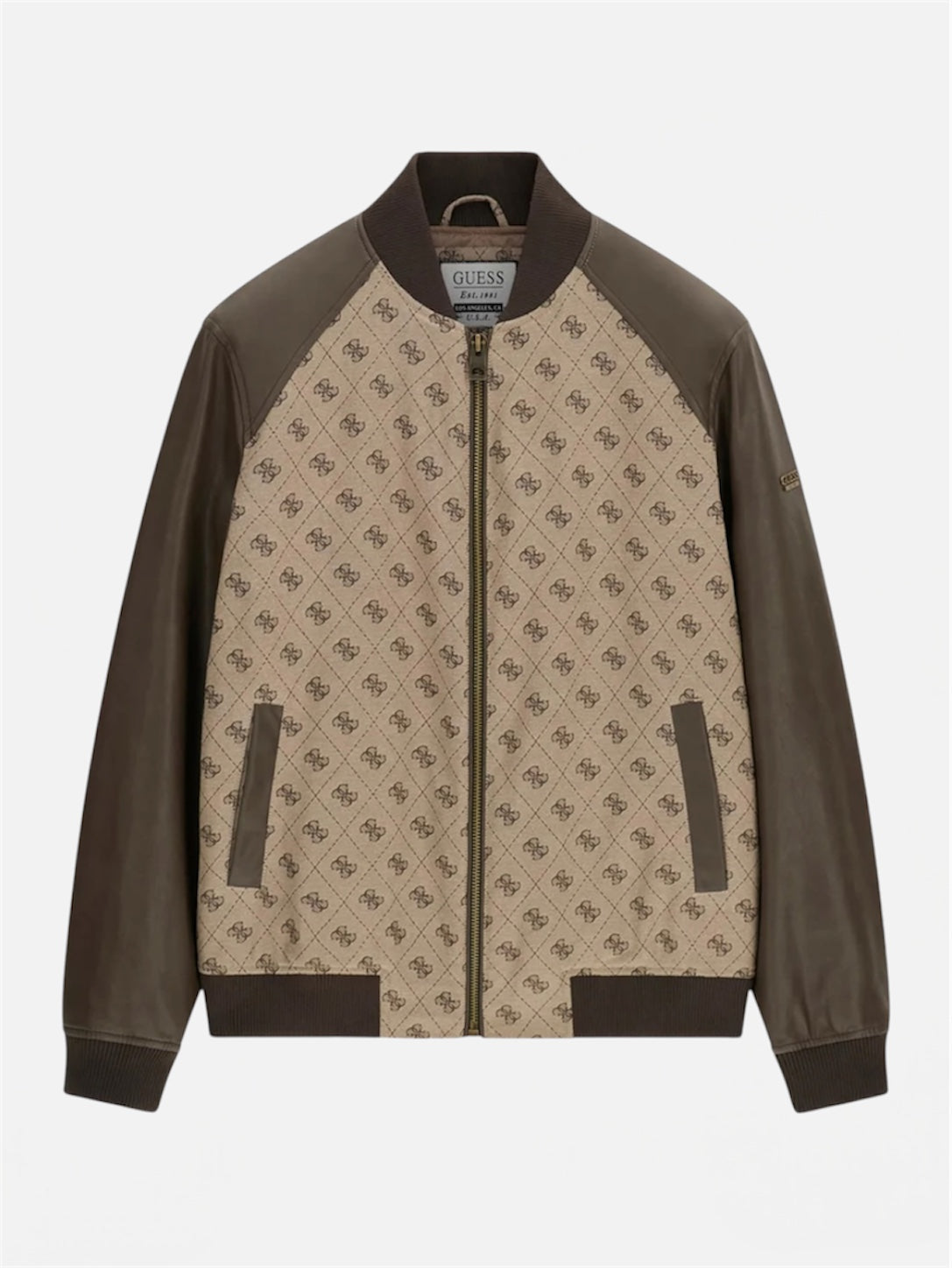 GUESS - Giacca bomber monogramma uomo