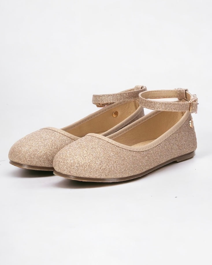 XTI - MEMORY FOAM - Ballerina oro glitter bambina