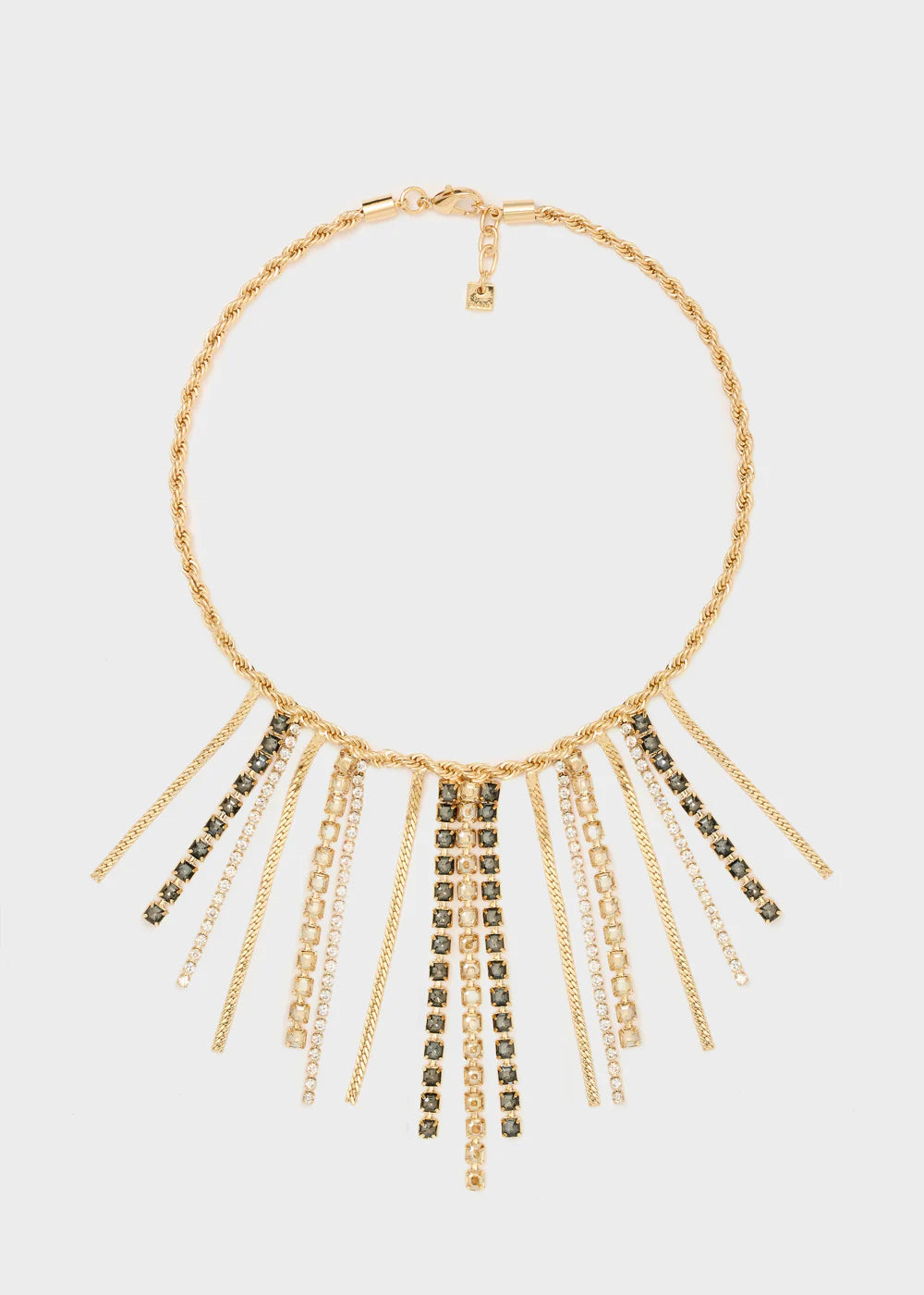 NALI - Collana KAI con frange in strass donna