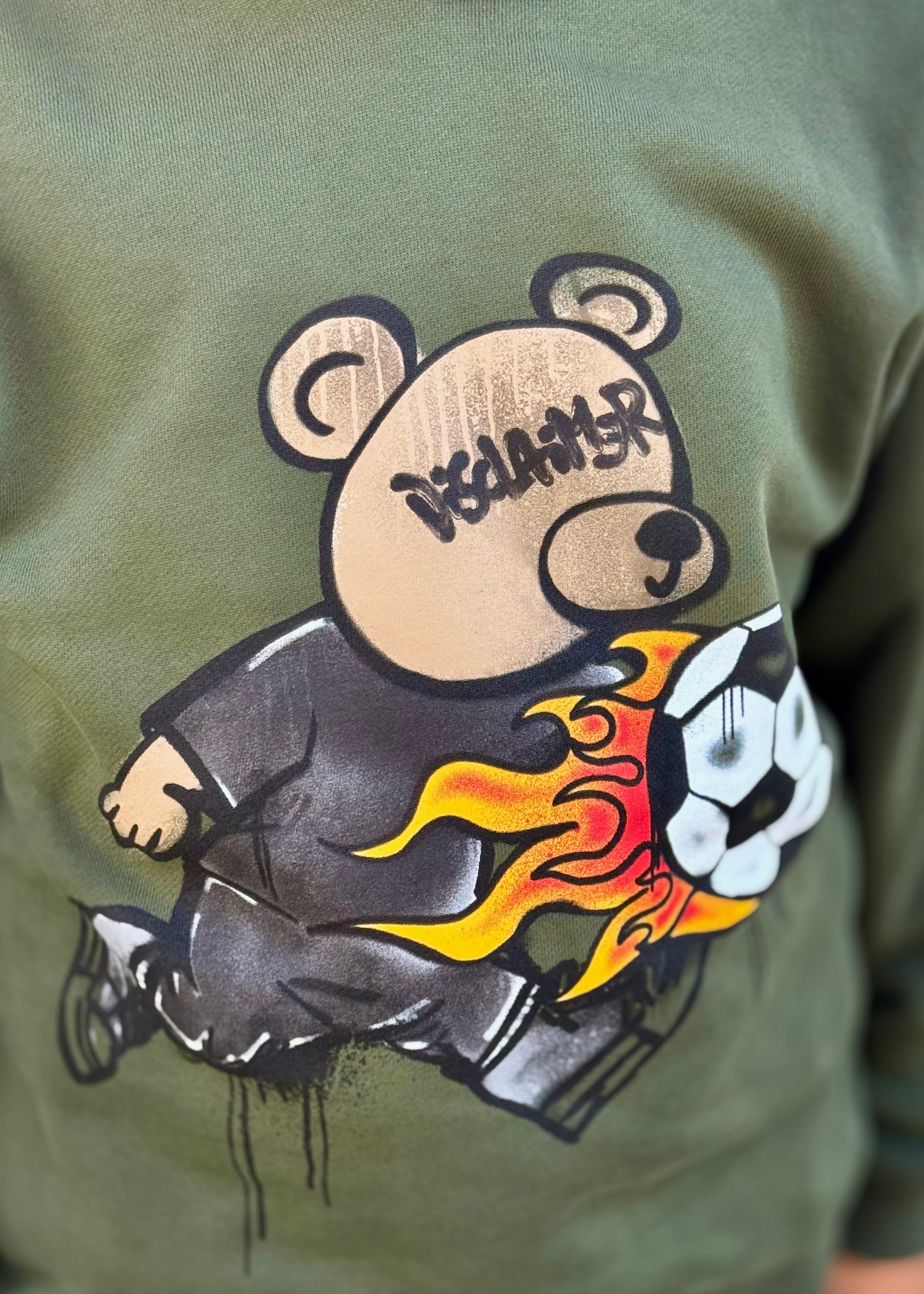 DISCLAIMER - Felpa con cappuccio logo toy bambino