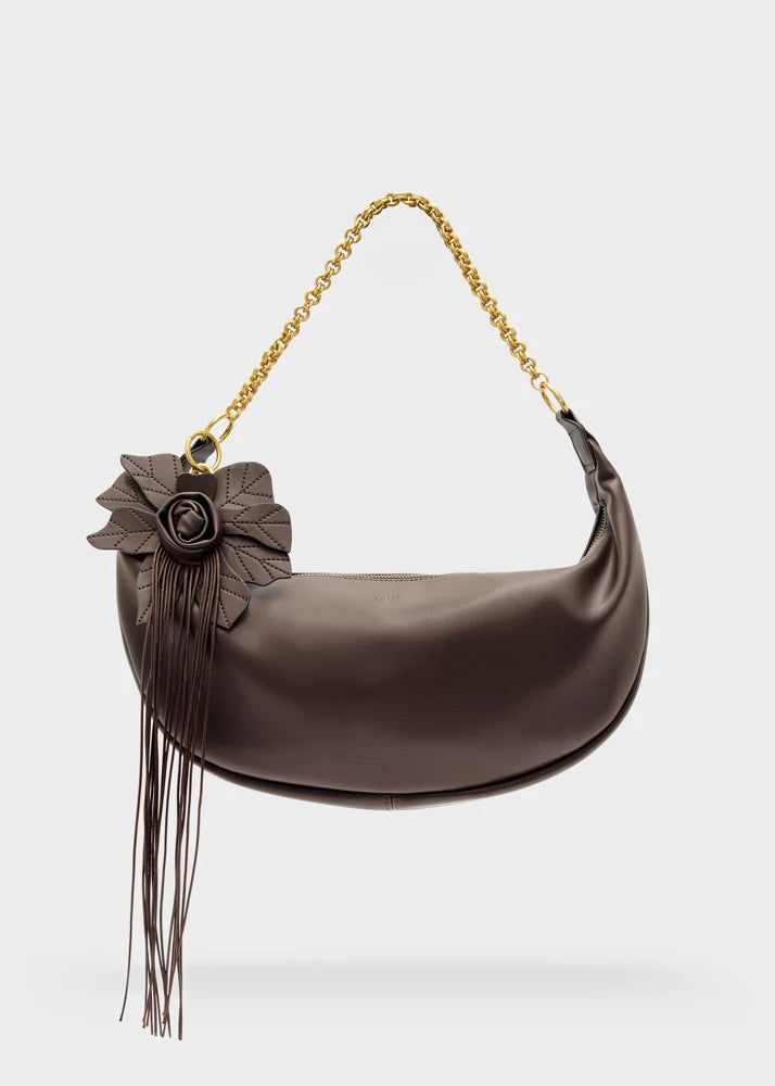 NALI - Borsa Hailey a spalla con fiore