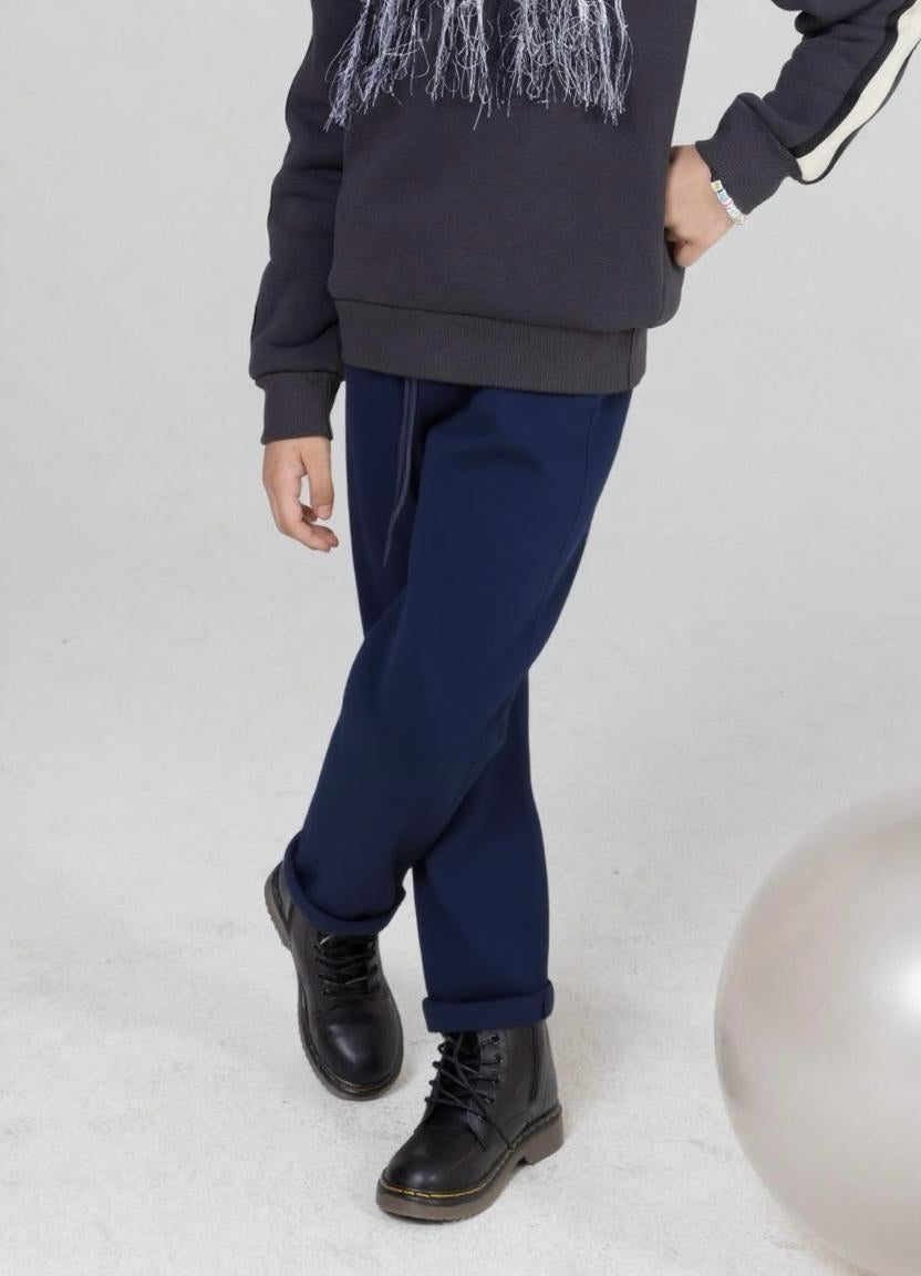 NEVER TOO - Pantalaccio con laccio beige bambino