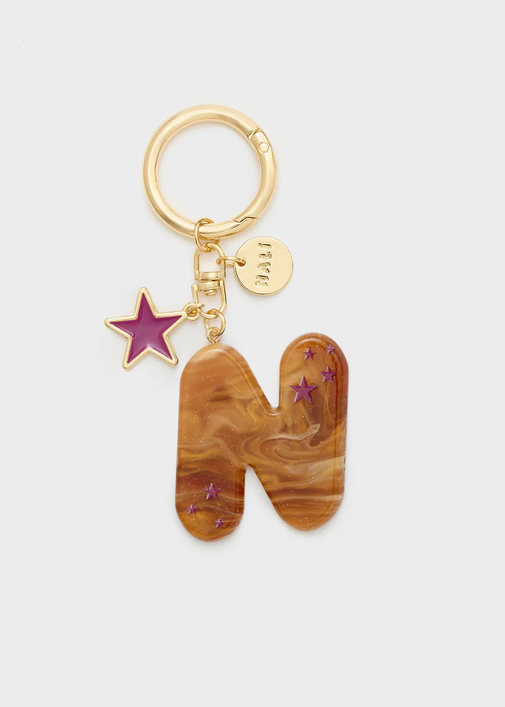 NALI - Portachiavi LETTERA con charms