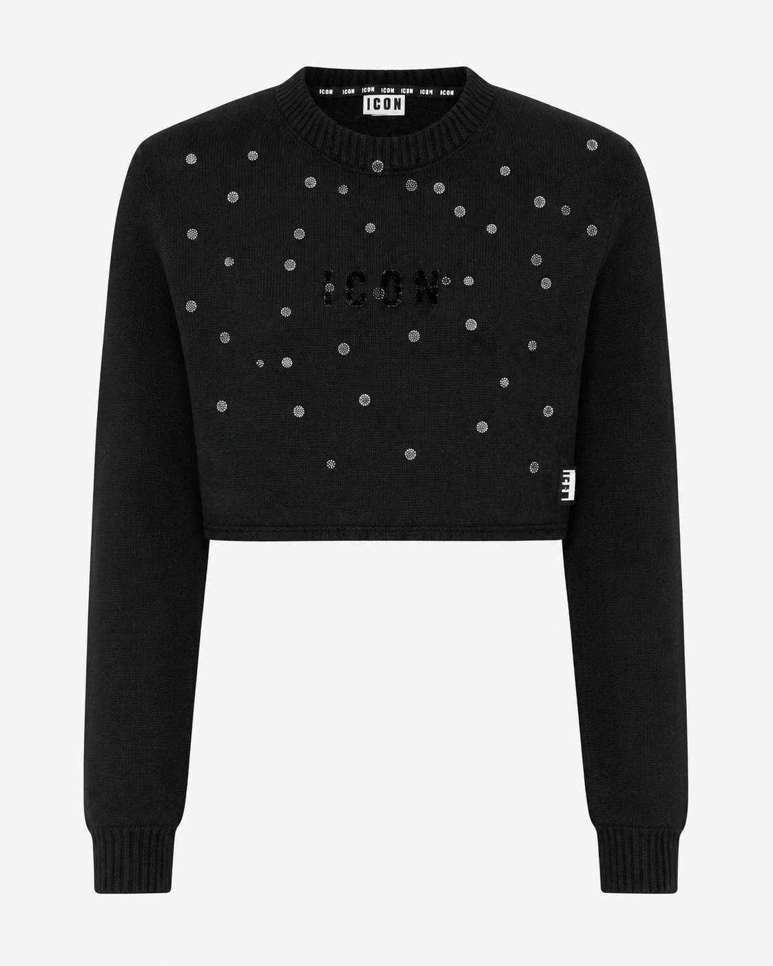 ICON - Felpa crop bambina