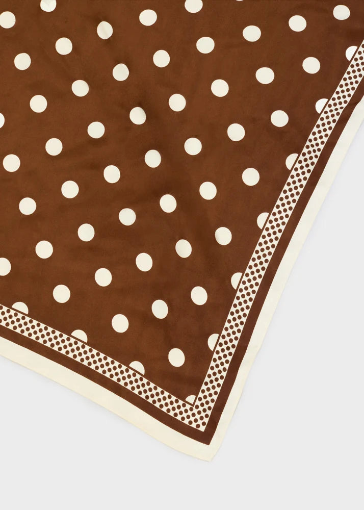 NALI - Foulard triangolo maxi pois