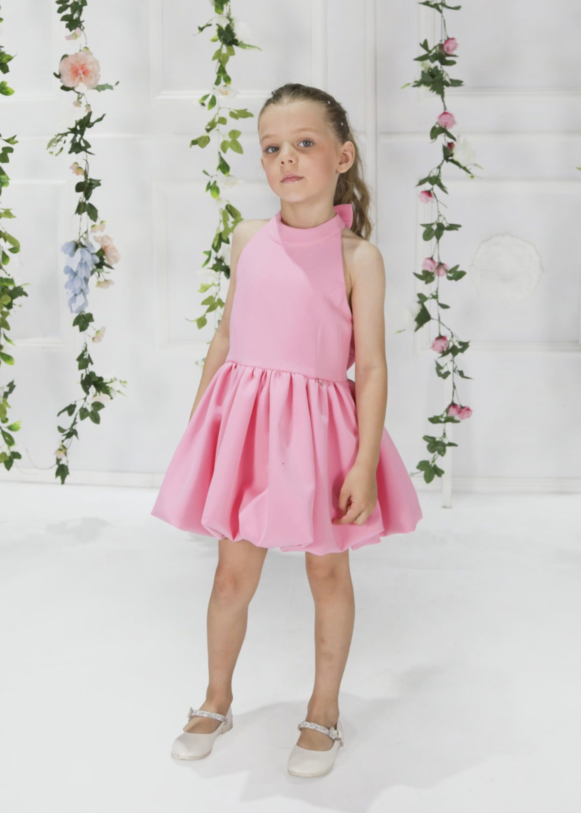 FUN FUN - Vestito con fiocchi  bambina