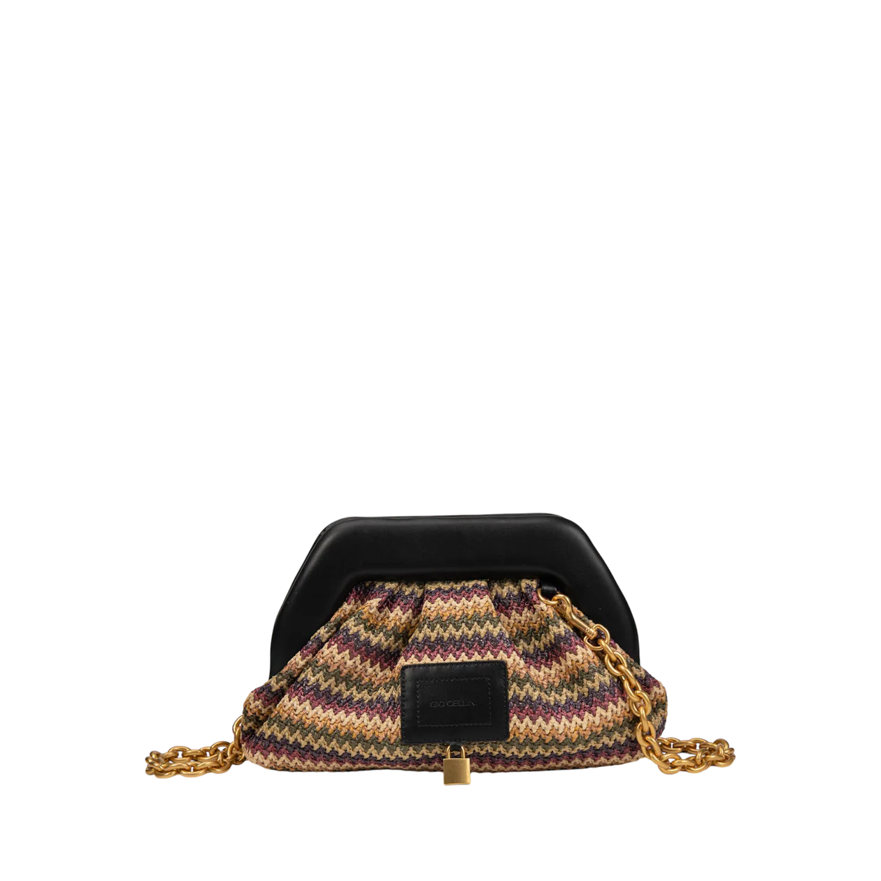 GIO CELLINI - Borsa clutch in rafia