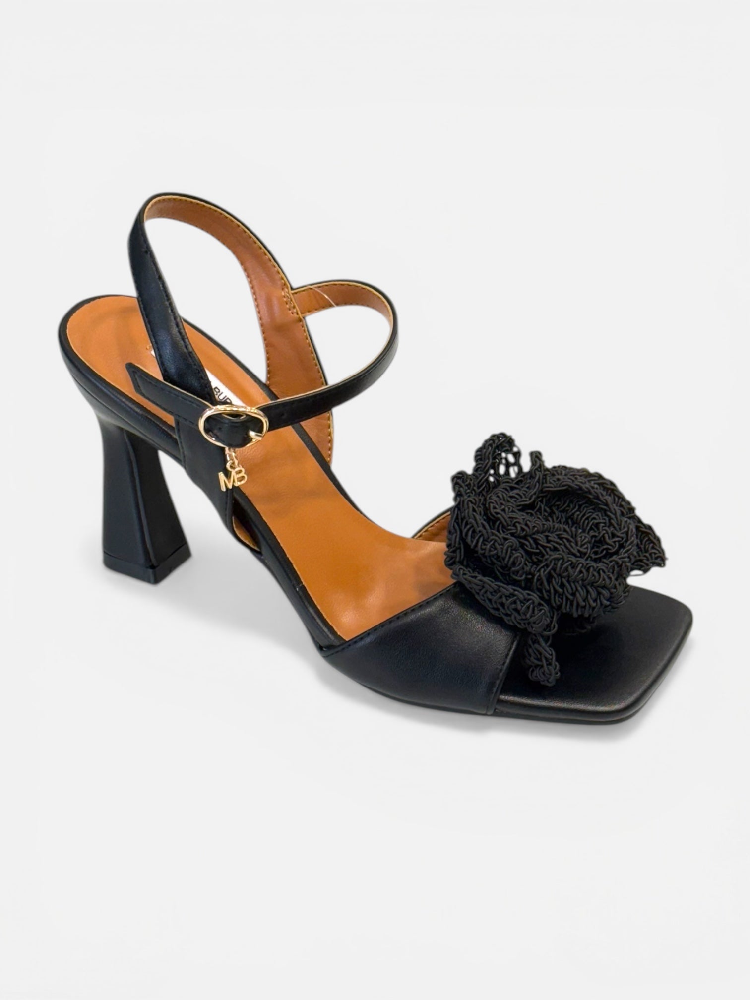 MARIELLA BURANI - Scarpa con tacco e maxi fiore