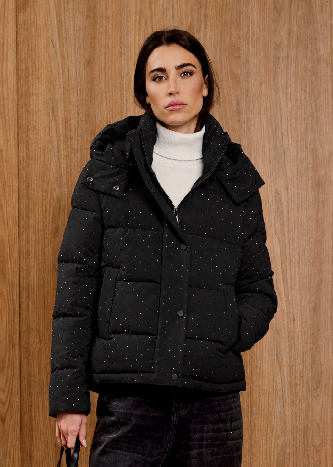 INFLUENCER - Giubbotto con strass donna