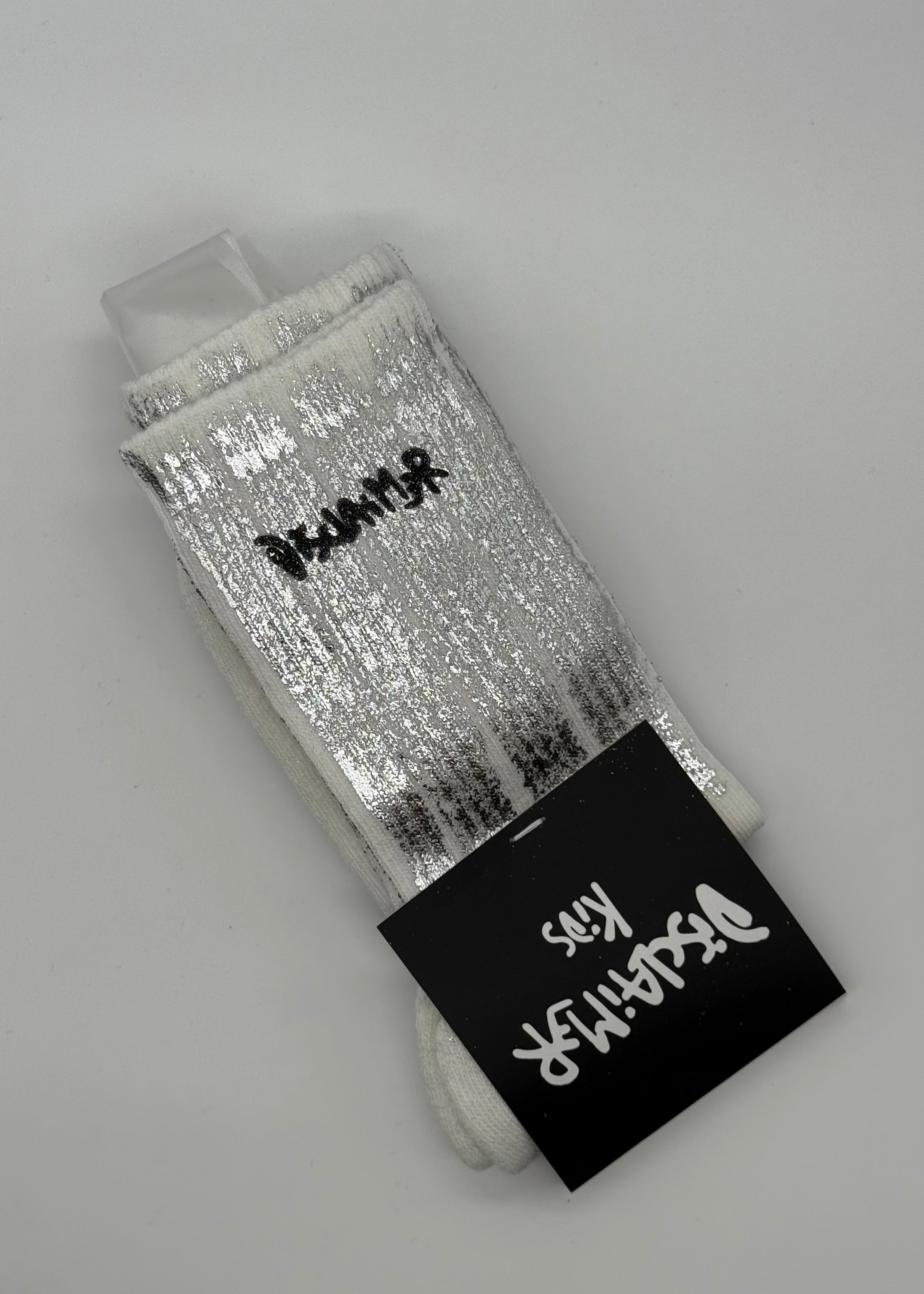 DISCLAIMER - Calze con argento bambina