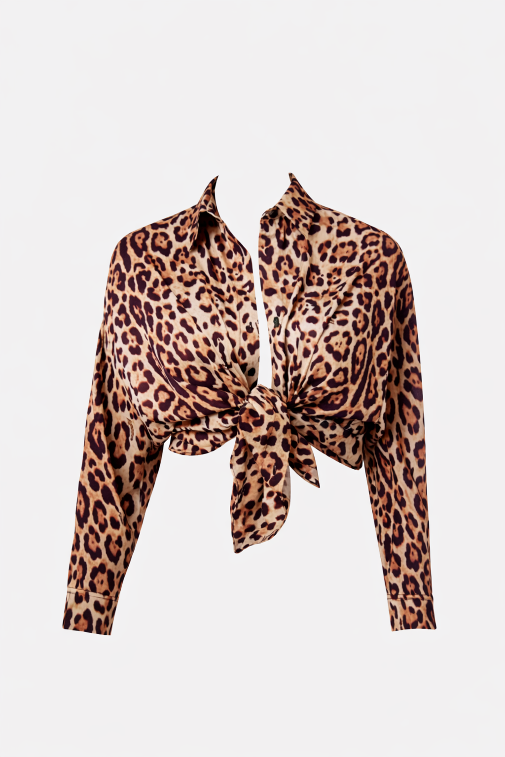 4GIVENESS - Camicia crop EXCHANGE LEO donna
