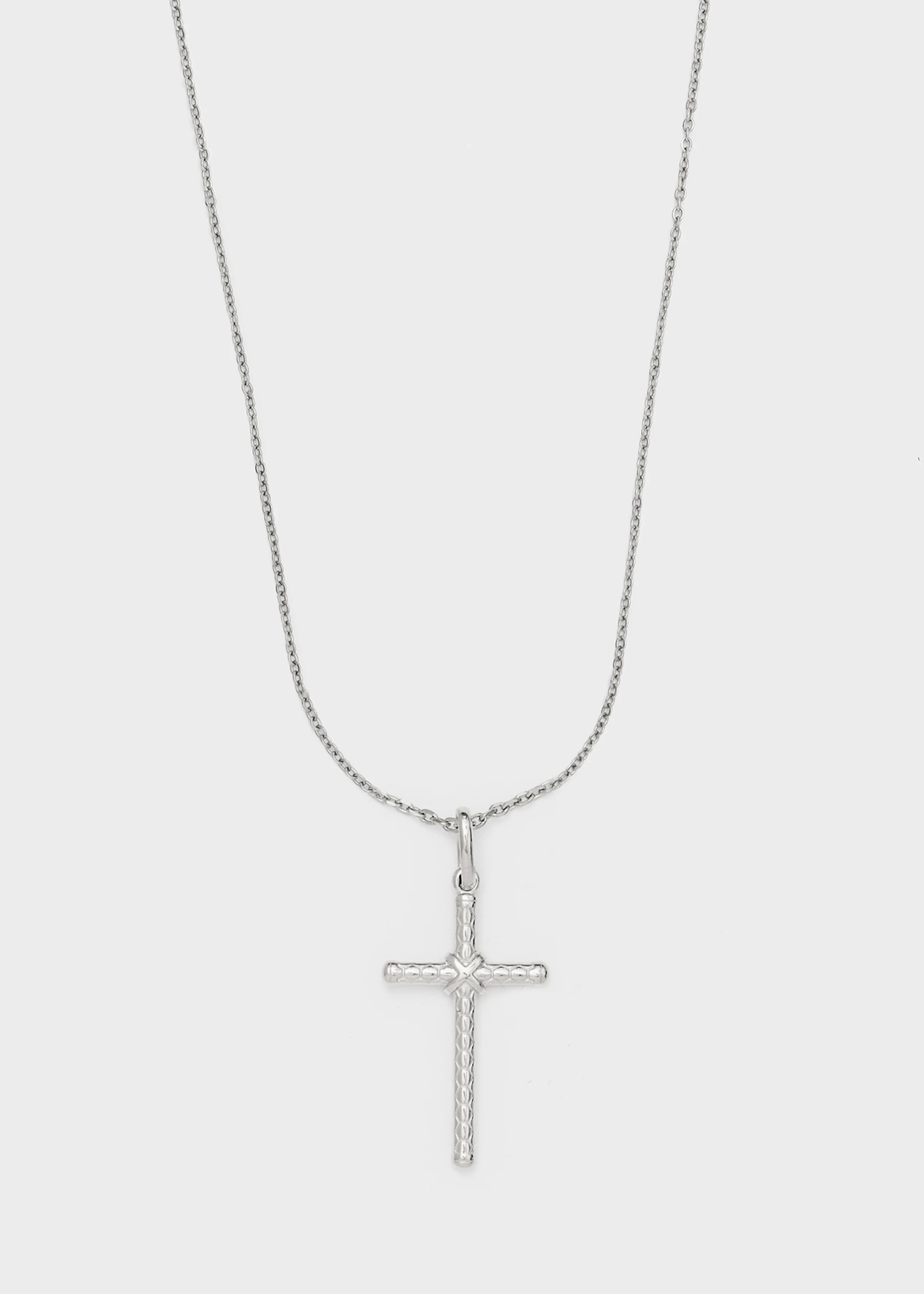 NALI - Collana CROSS in acciaio inox
