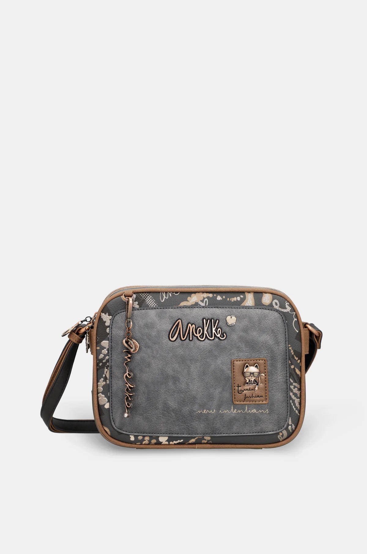 ANEKKE - Borsa a tracolla tre scomparti intentions donna