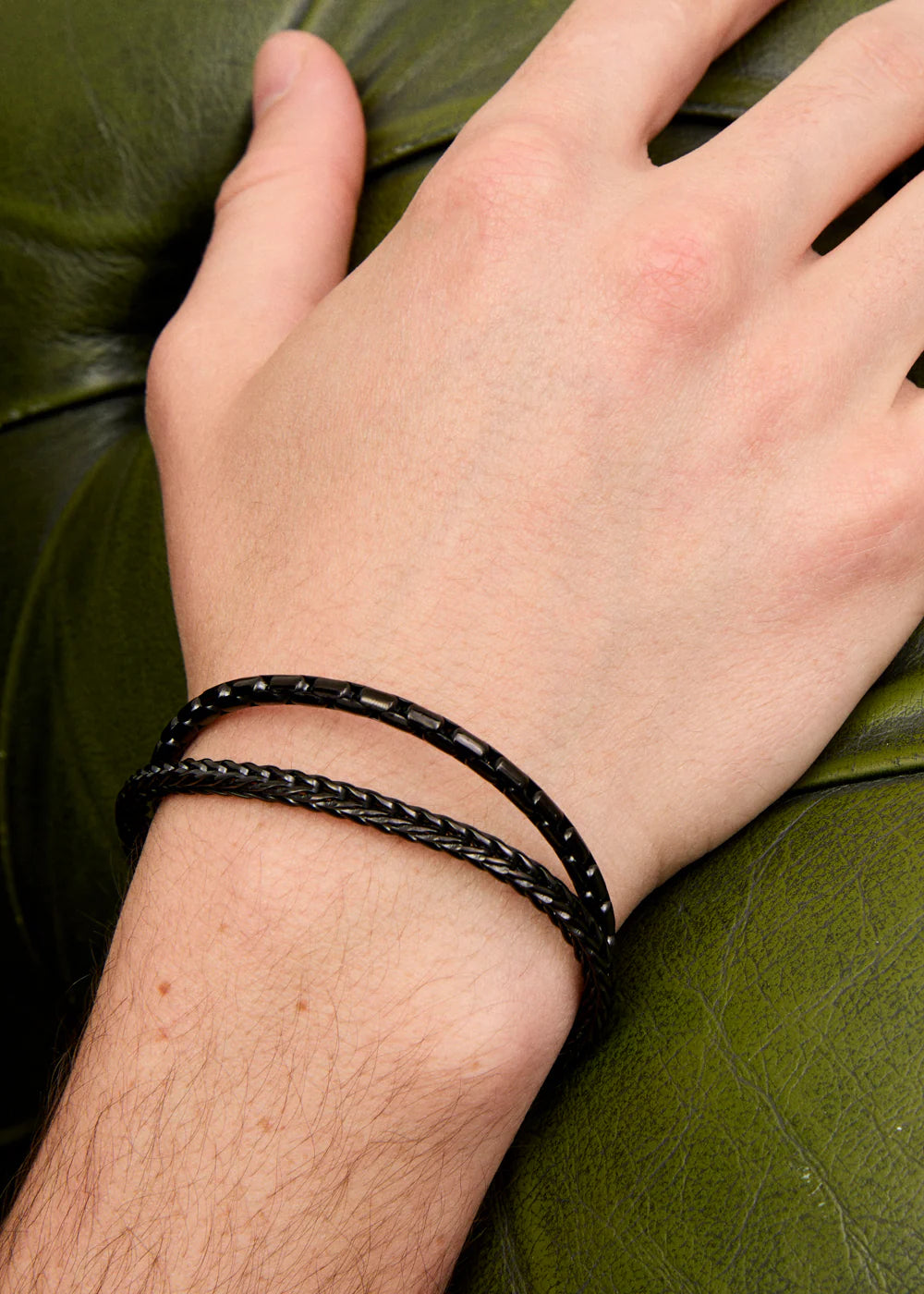 NALI - Bracciale DUE FILI uomo