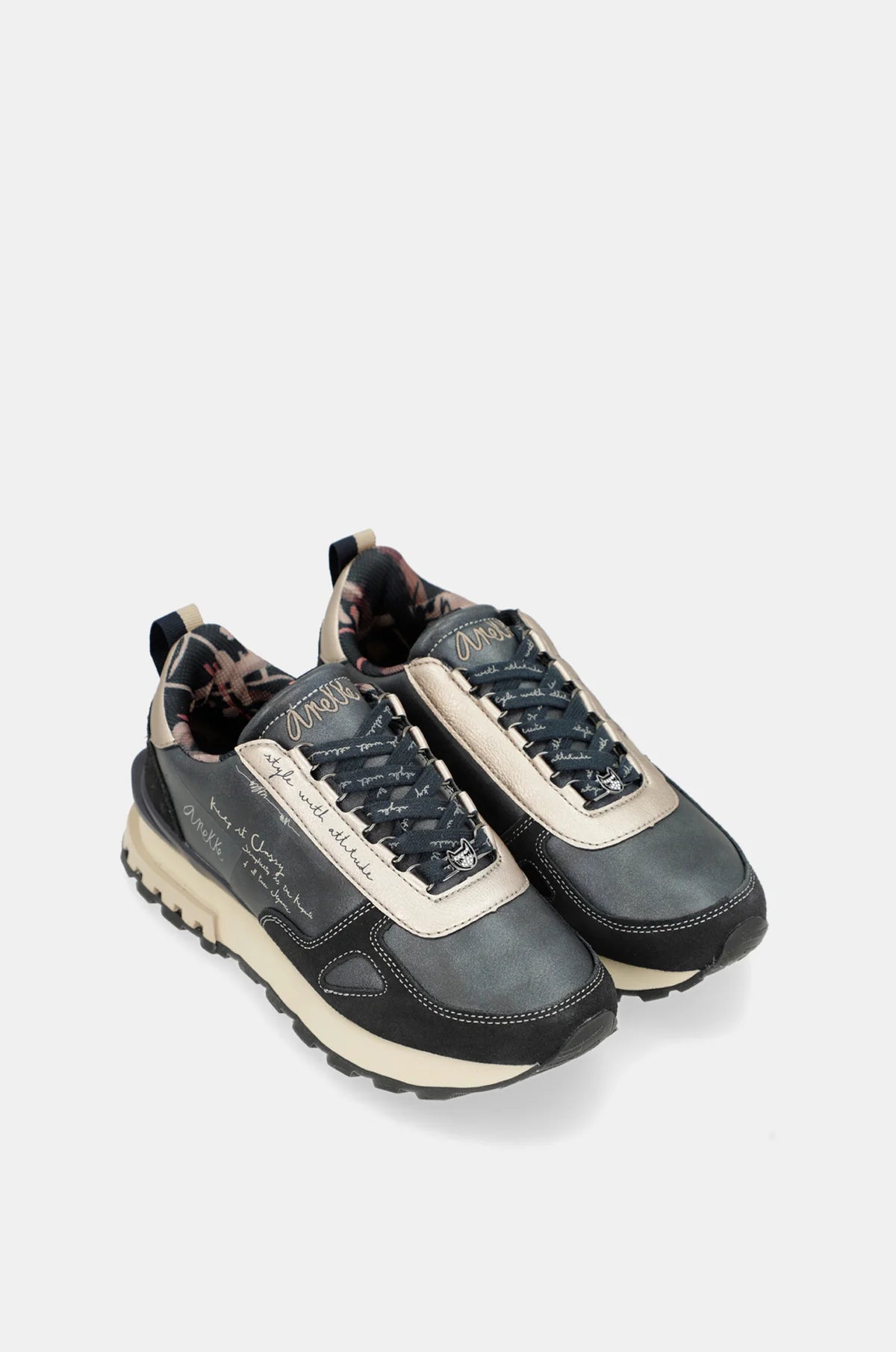 ANEKKE - Sneakers blu e beige