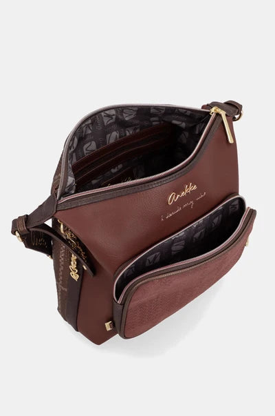 ANEKKE - Borsa a tracolla BURGUNDY