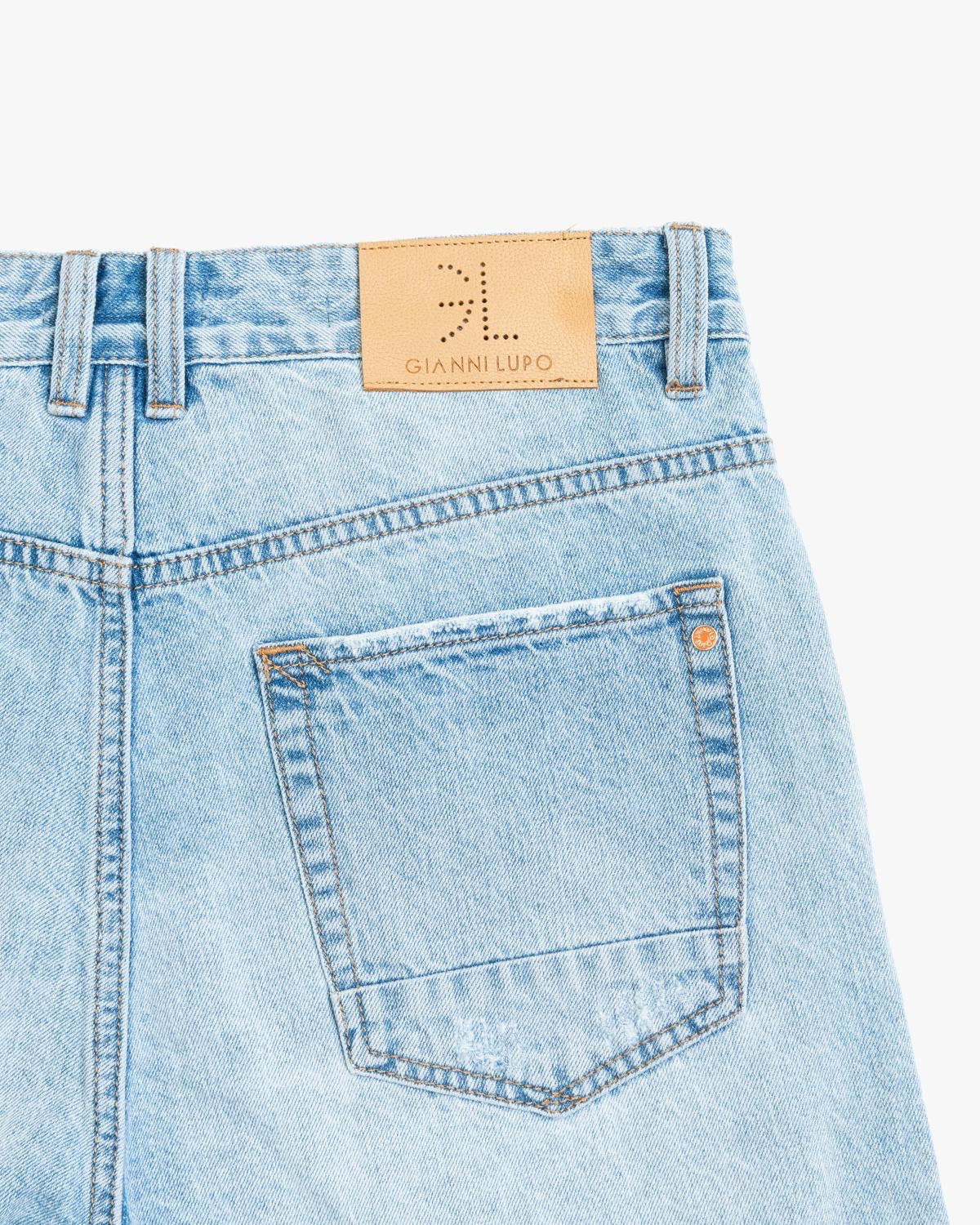 GIANNI LUPO - Bermuda in jeans uomo