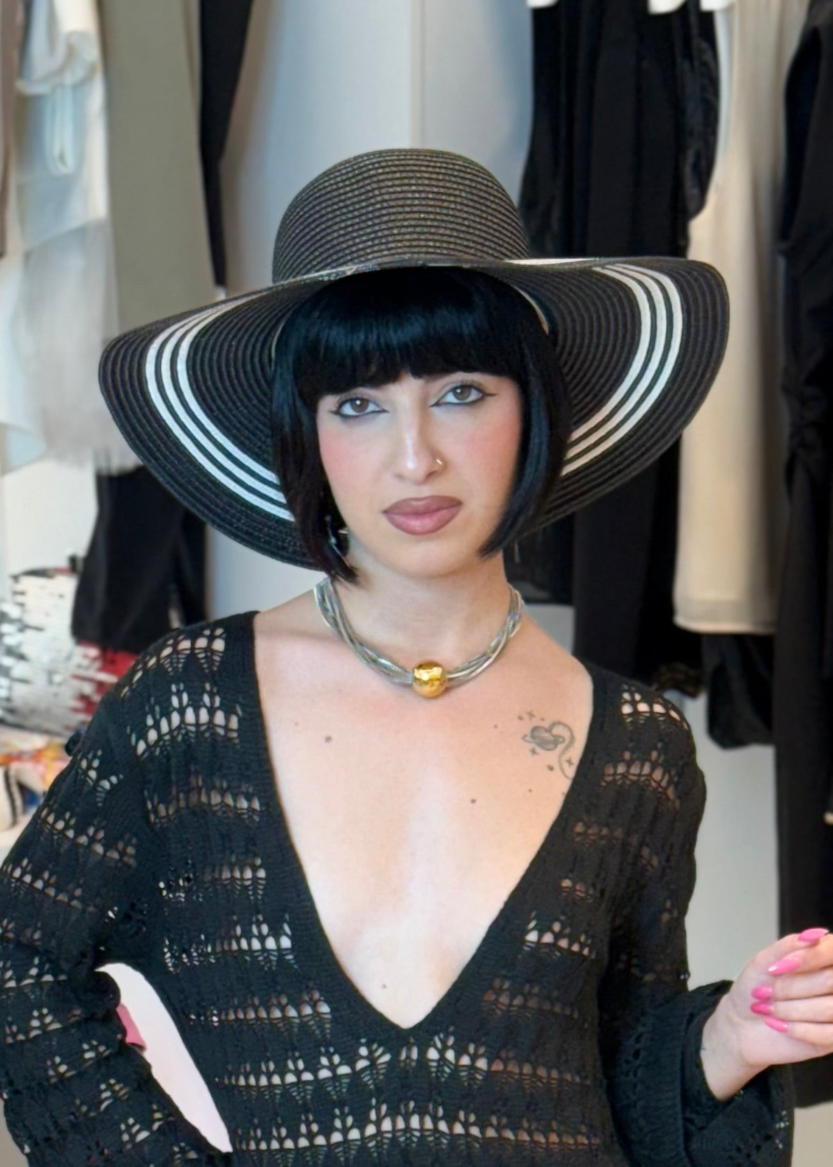 VIVIENNE D - Cappello in paglia donna
