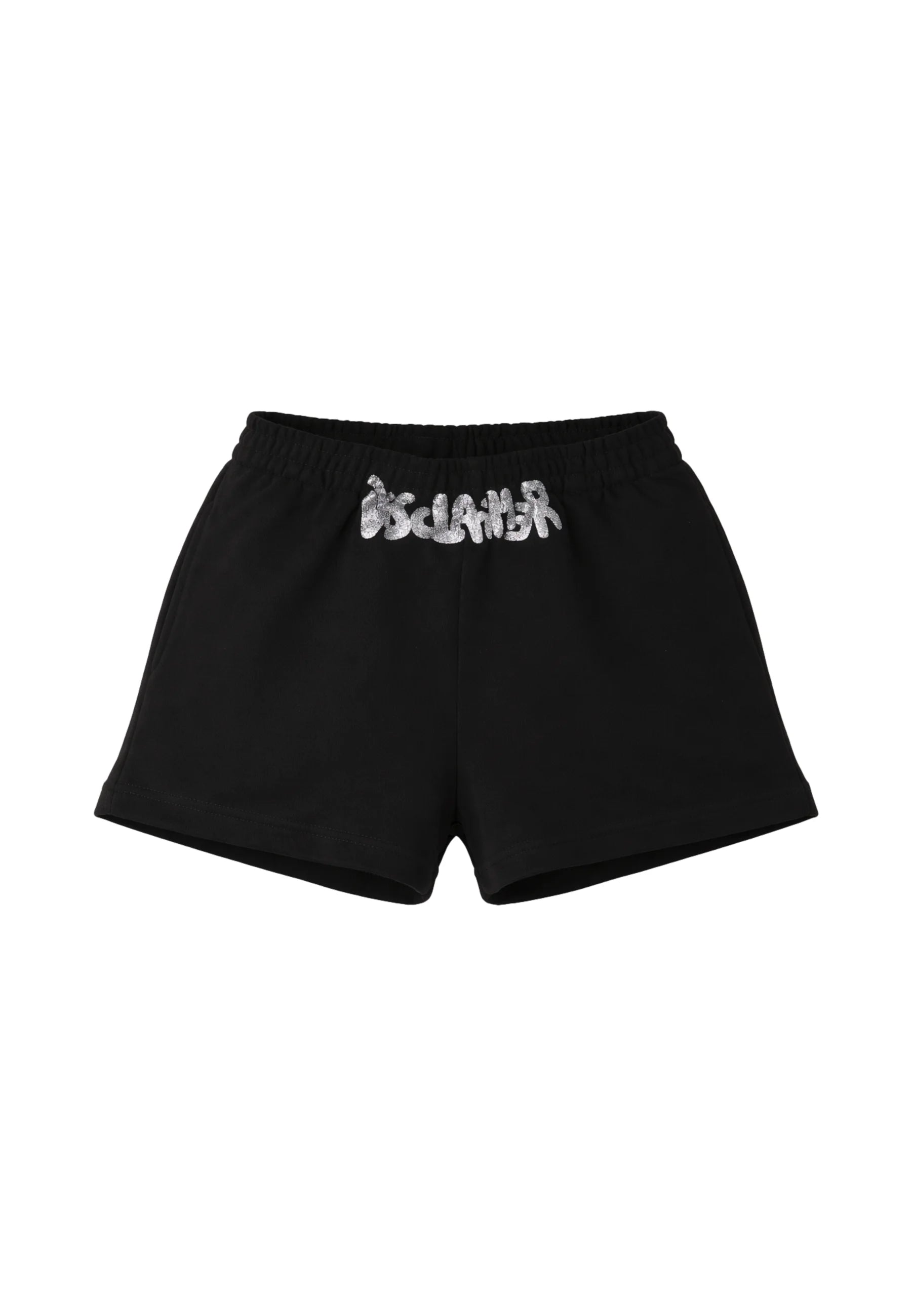 DISCLAIMER - Short con logo in lurex bambina