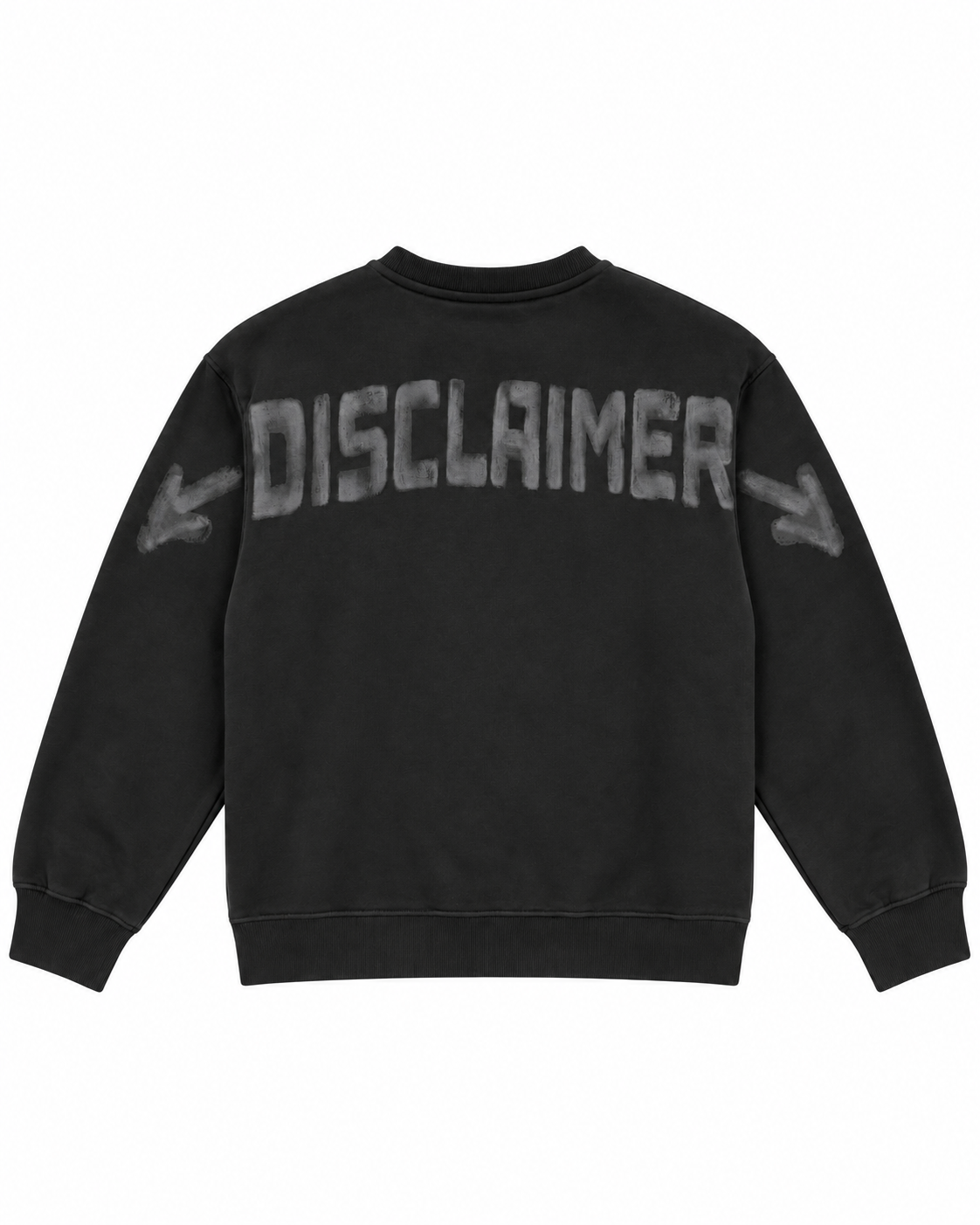 DISCLAIMER - Felpa con logo sul retro bambino