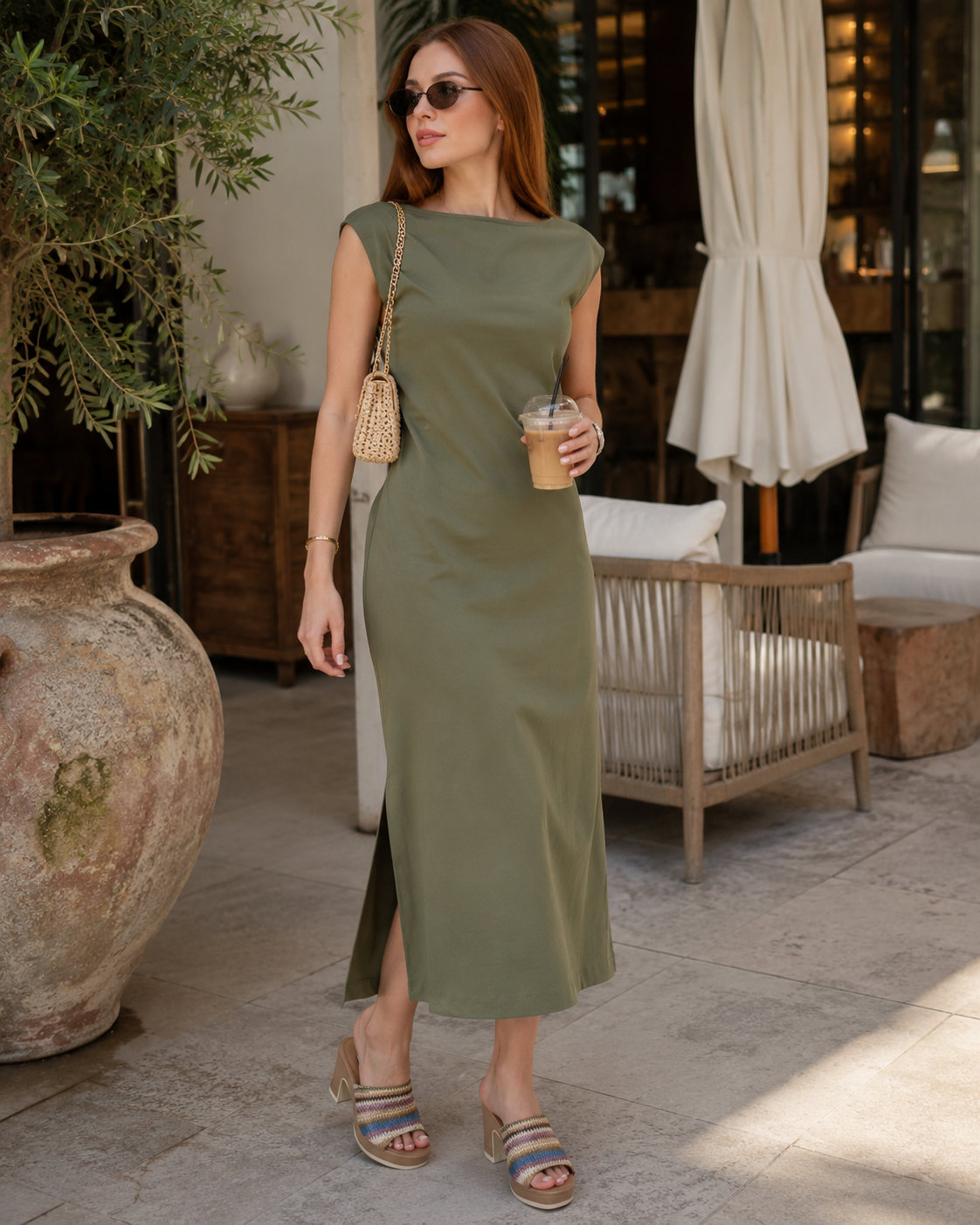 TEE TIME - Abito con spaccchi donna