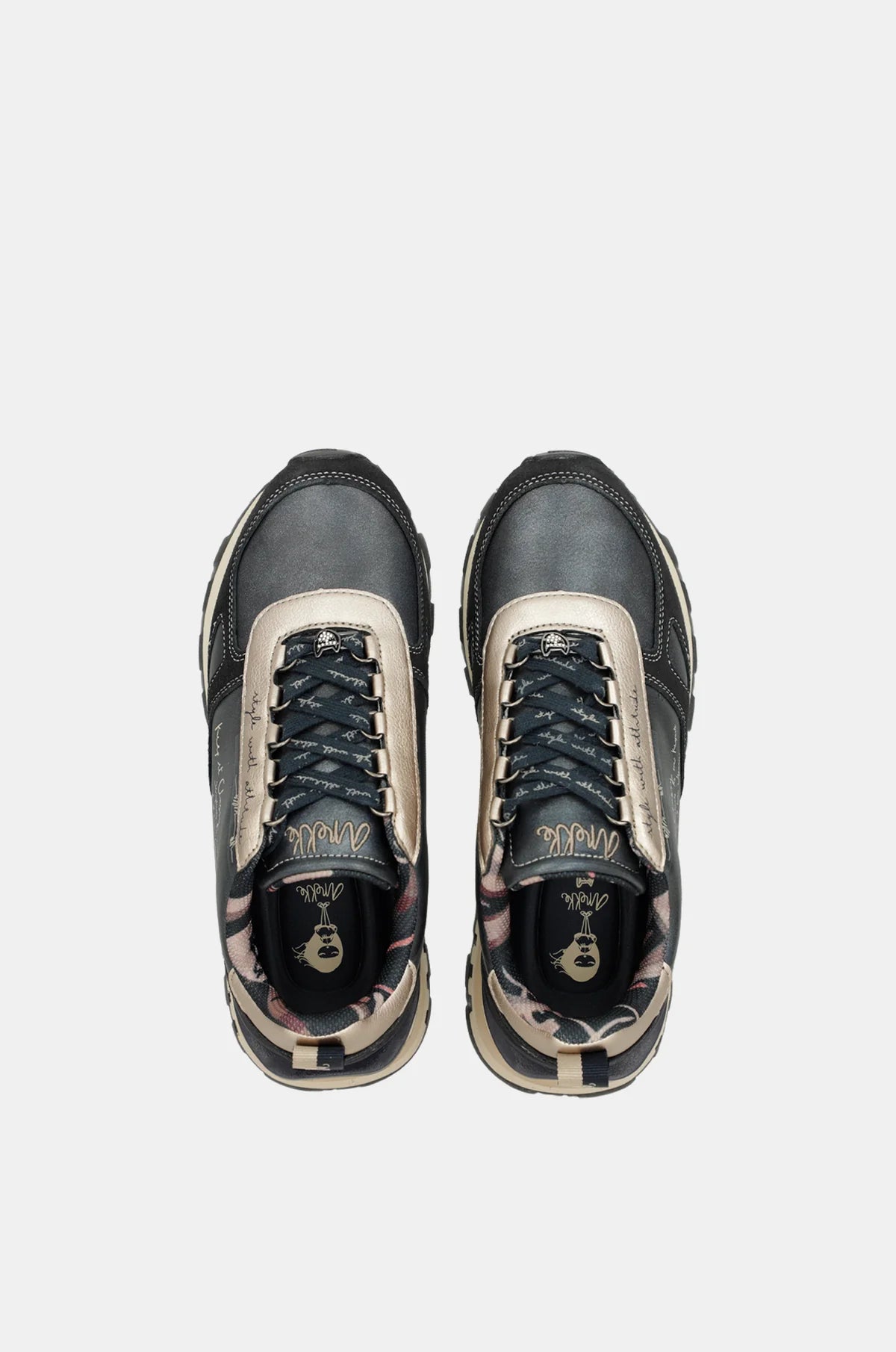 ANEKKE - Sneakers blu e beige