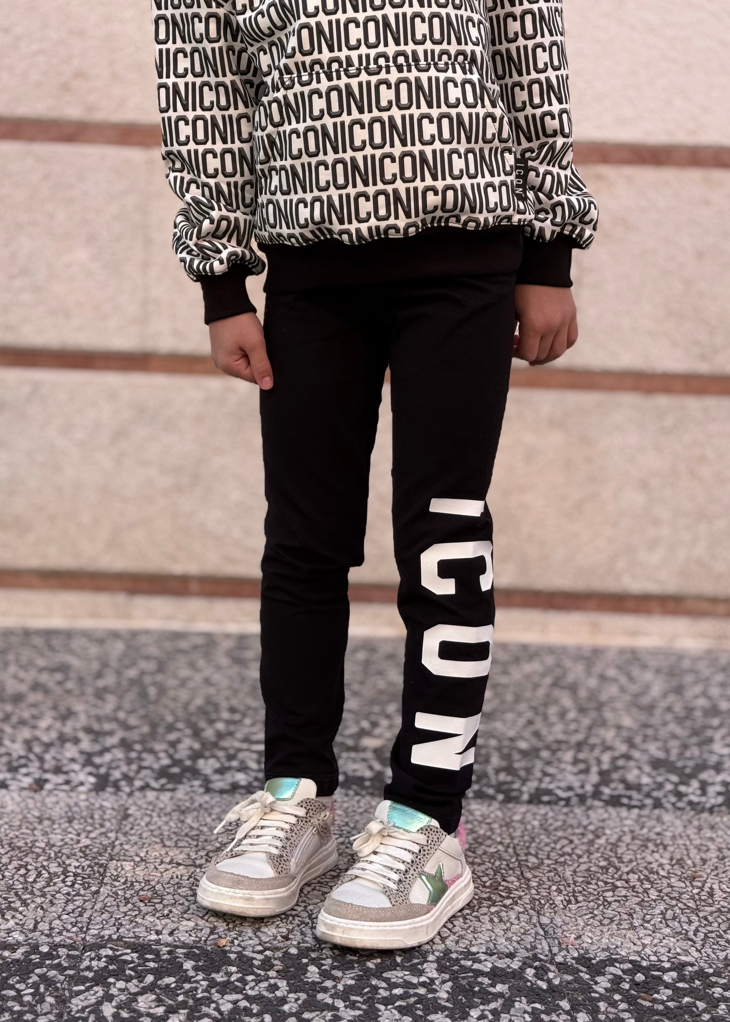 ICON - Leggings con logo bambina