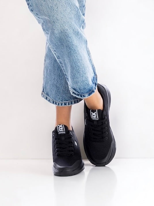 XTI - MEMORY FOAM - Sneakers sportiva nera in tessuto donna