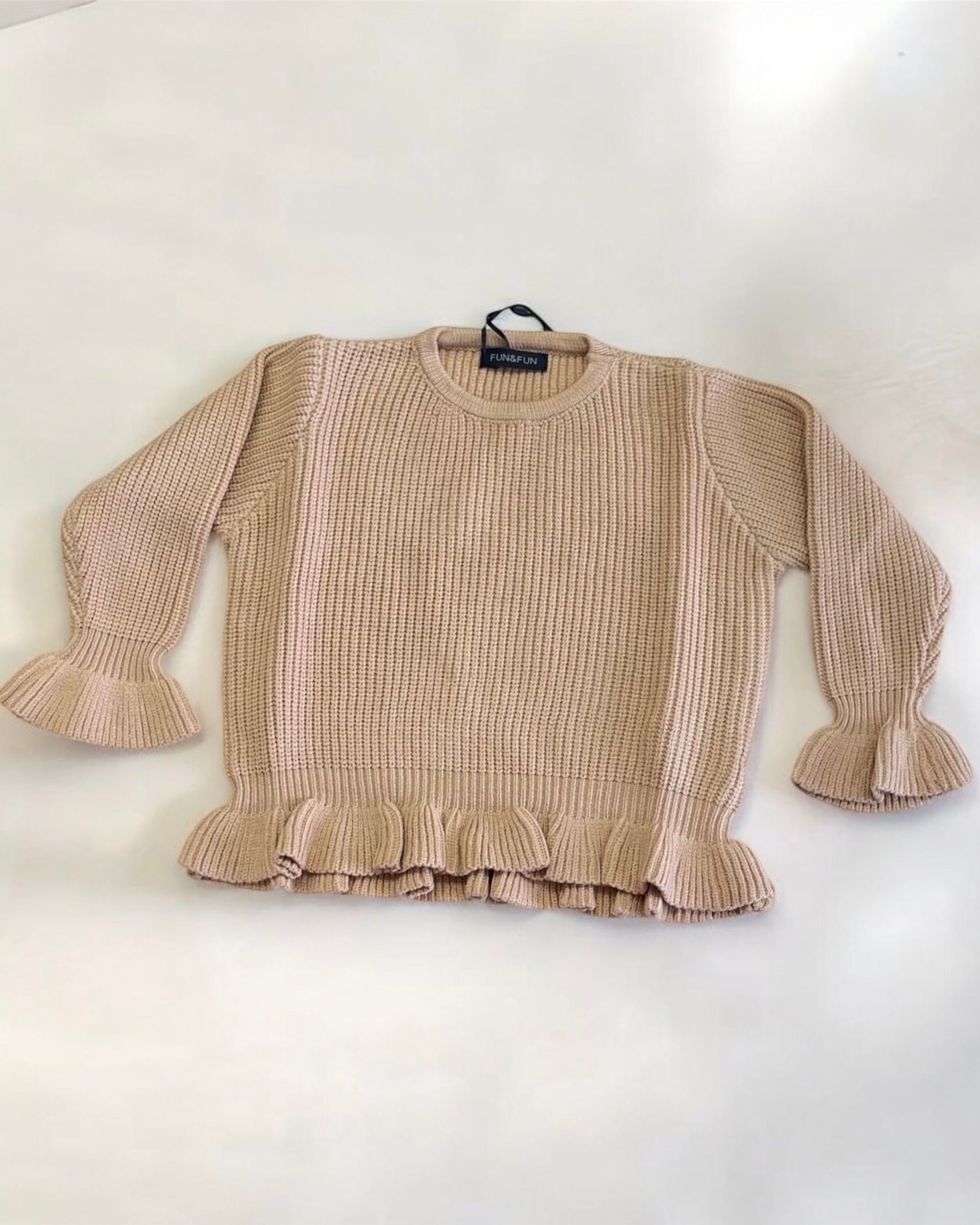 FUN FUN - Maglioncino cammello bambina