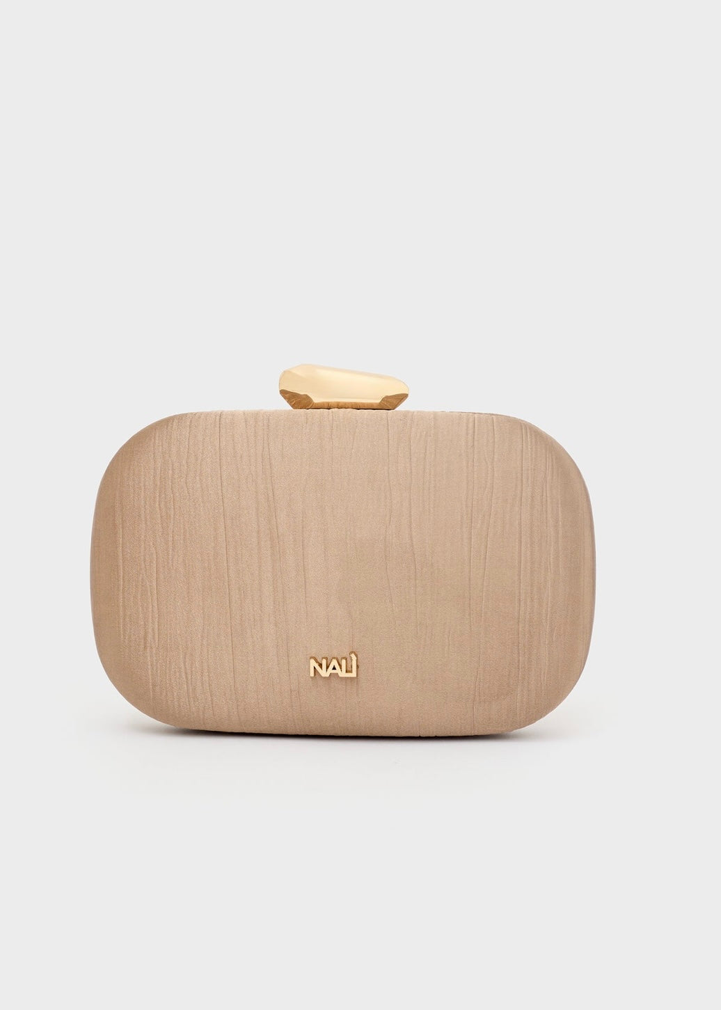 NALI - Clutch NADINE plissé laminato