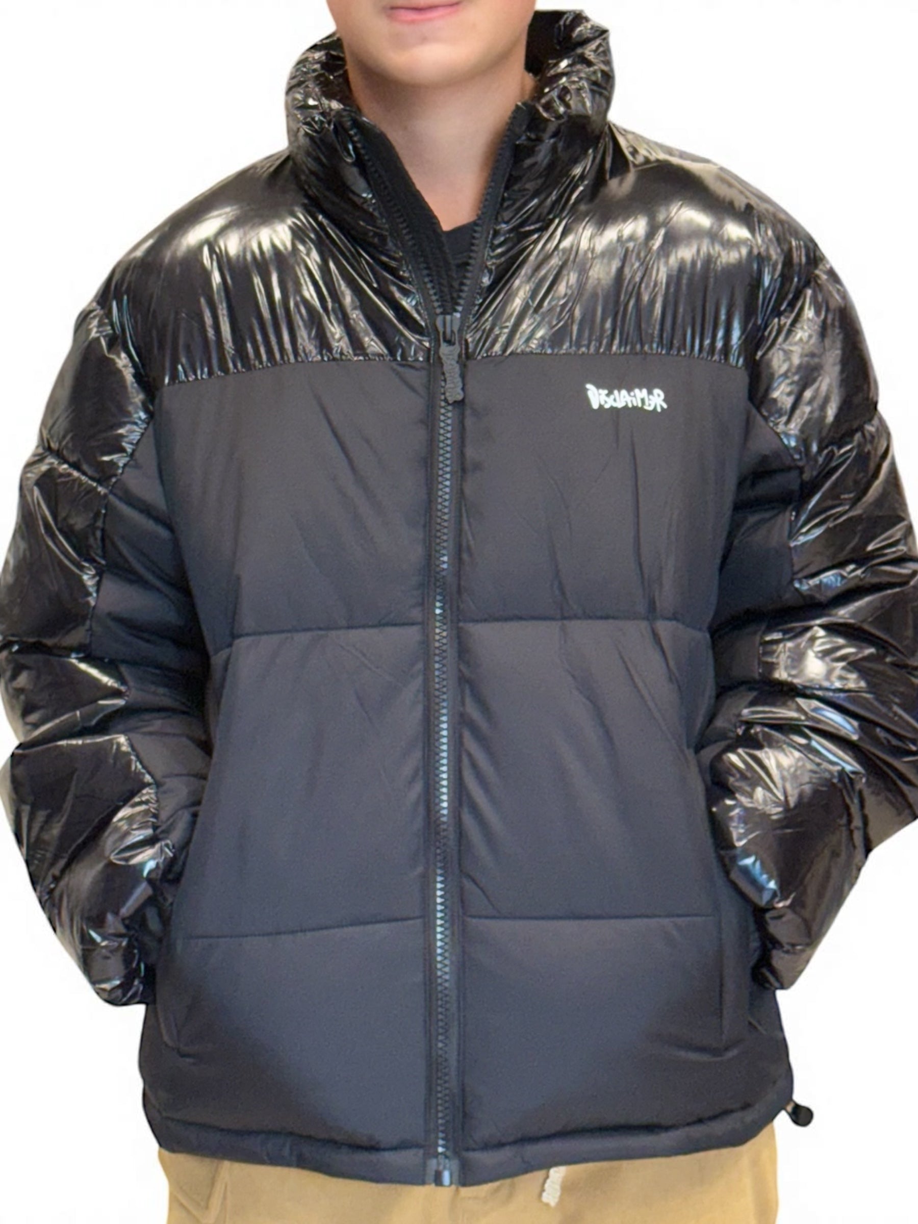 DISCLAIMER - Giubbotto con logo lungo le braccia uomo