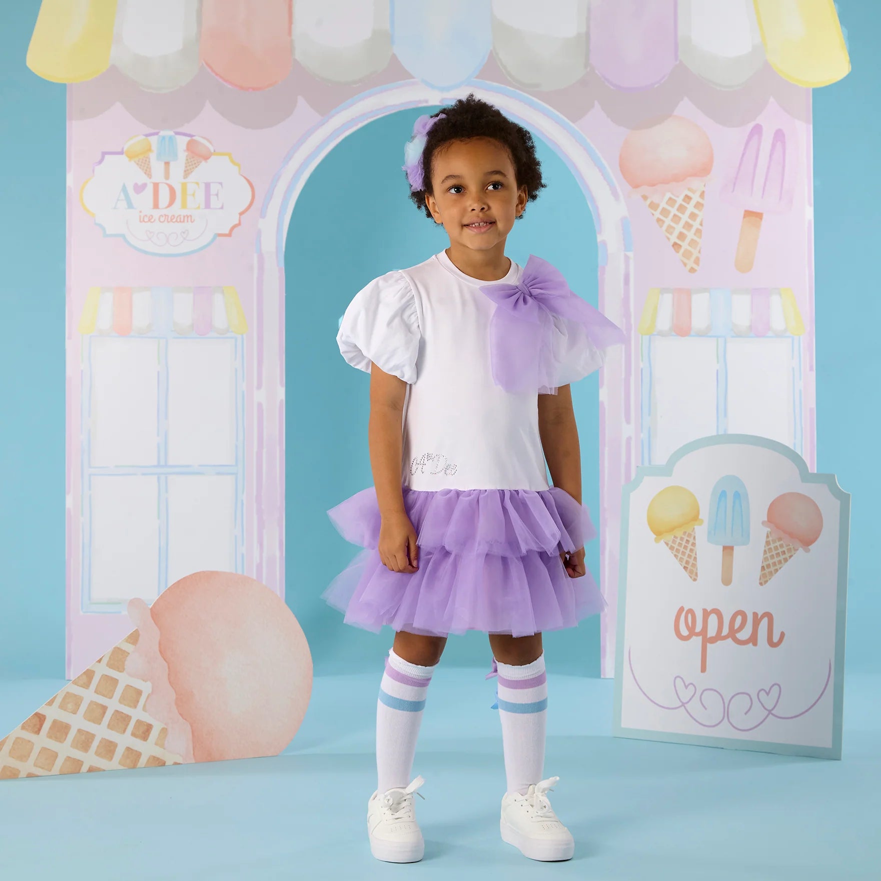 A DEE - Abito con tulle bambina
