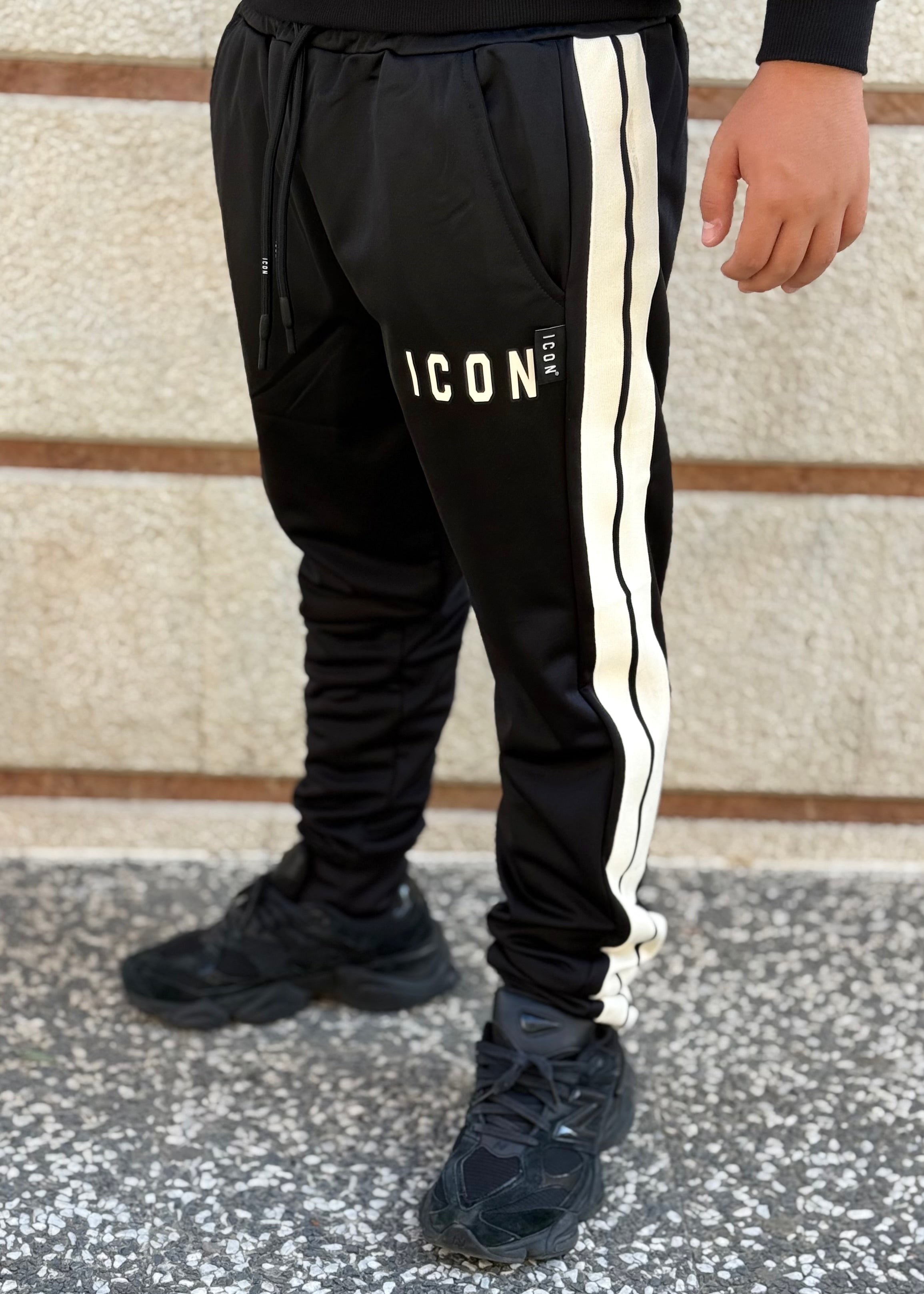 ICON - Pantalone con bande laterali uomo