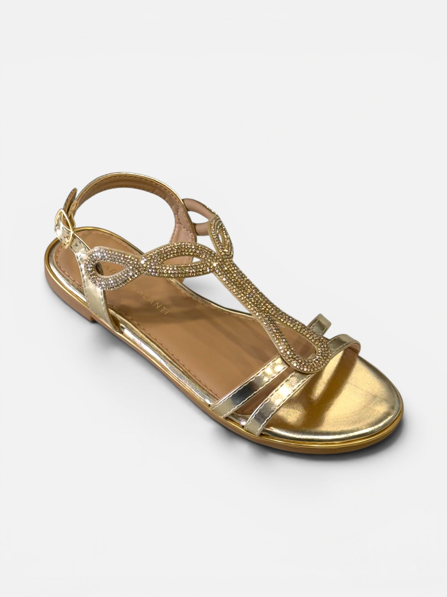 MARINA GALANTI - Sandalo con strass intrecciato donna