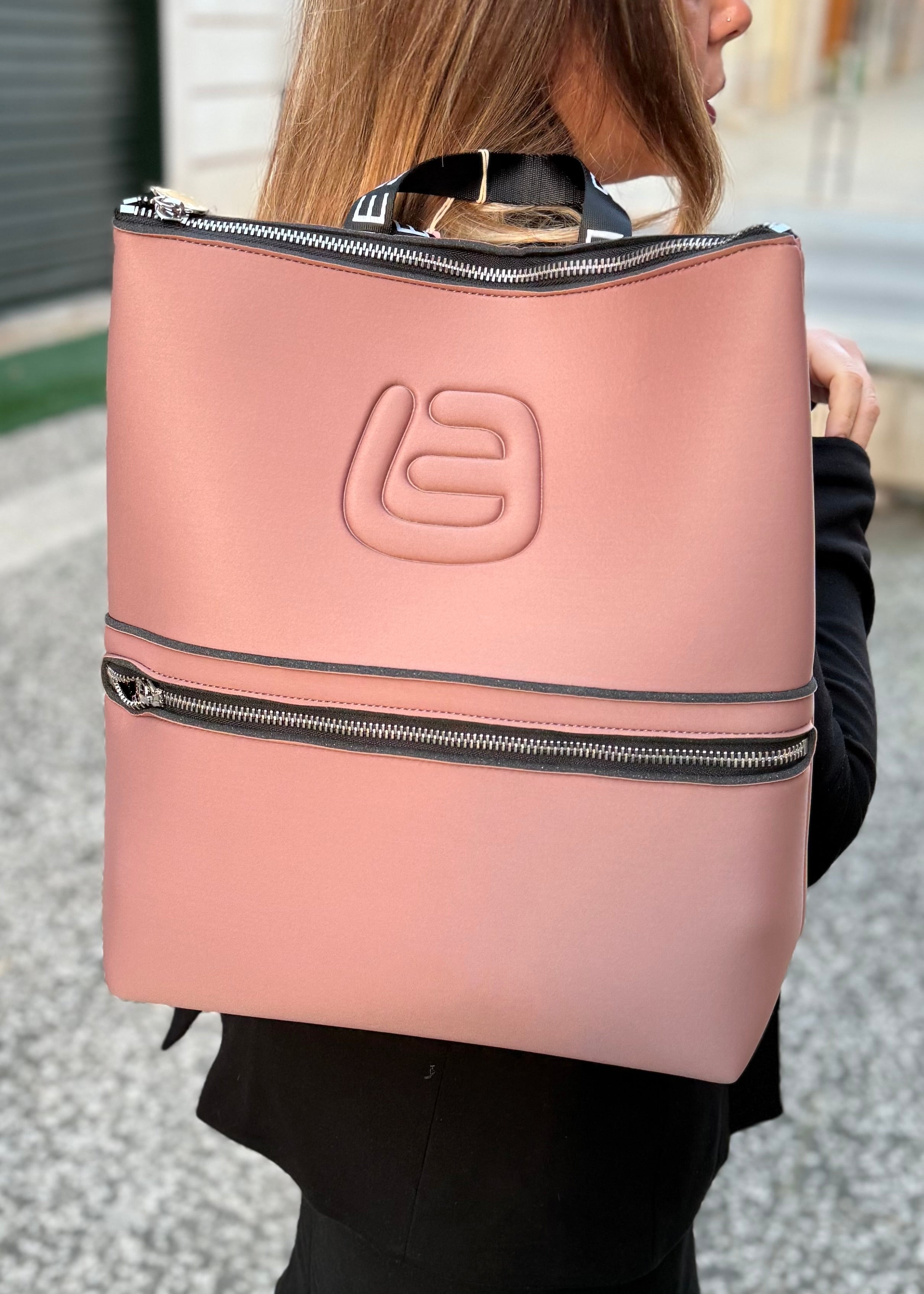 LA FILLE DES FLEURS - Borsa Airone tekno fabric