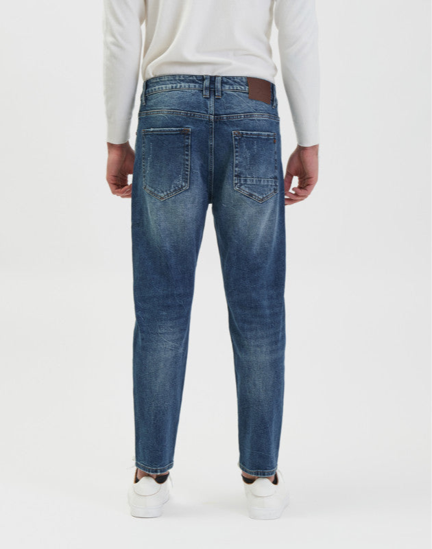 GIANNI LUPO - Jeans carrot lavaggio medio uomo