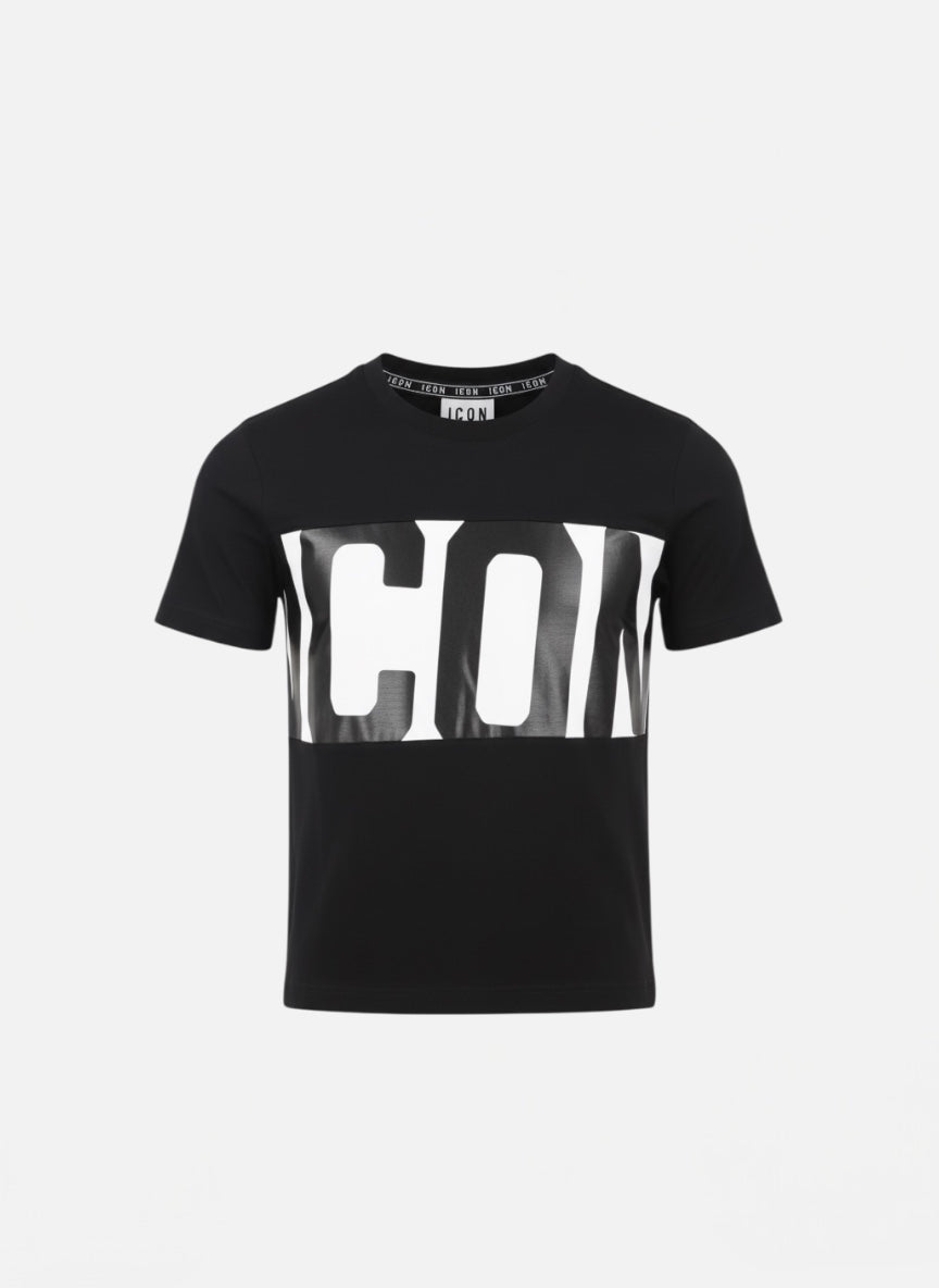 ICON - T-shirt con maxi logo bambino