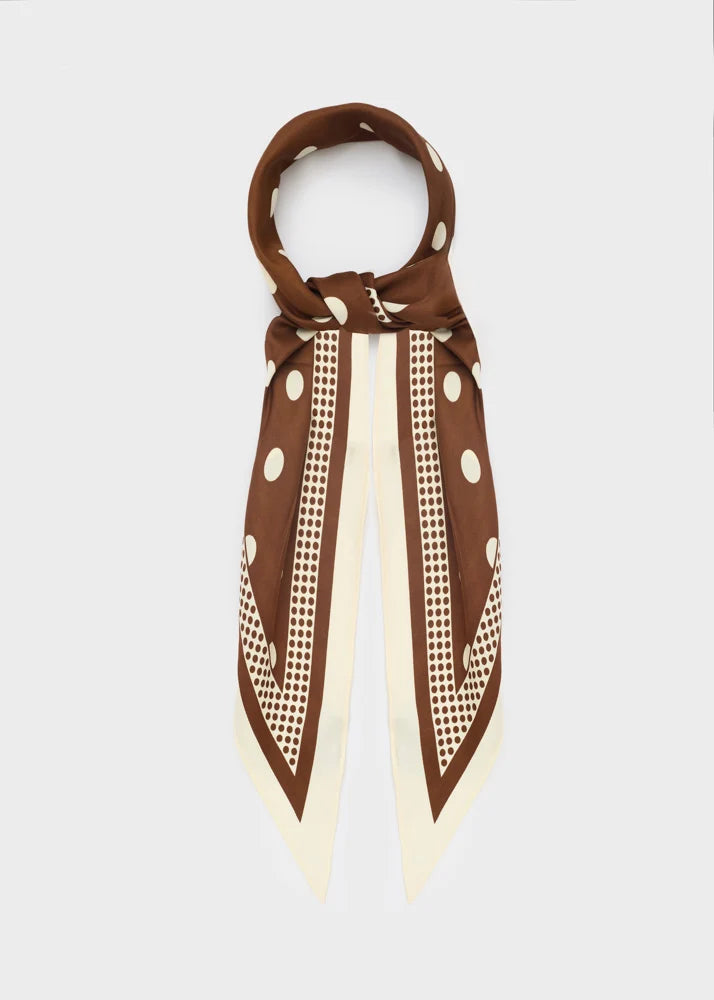 NALI - Foulard triangolo maxi pois