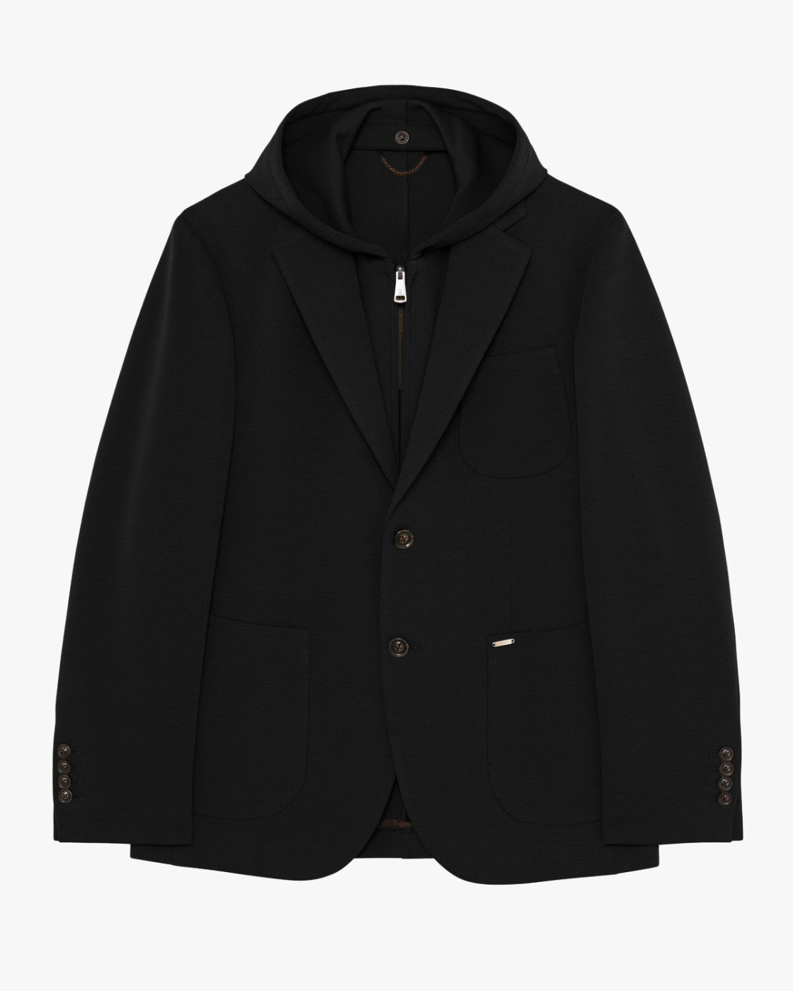 GIANNI LUPO - Blazer con cappuccio e pettorina removibile